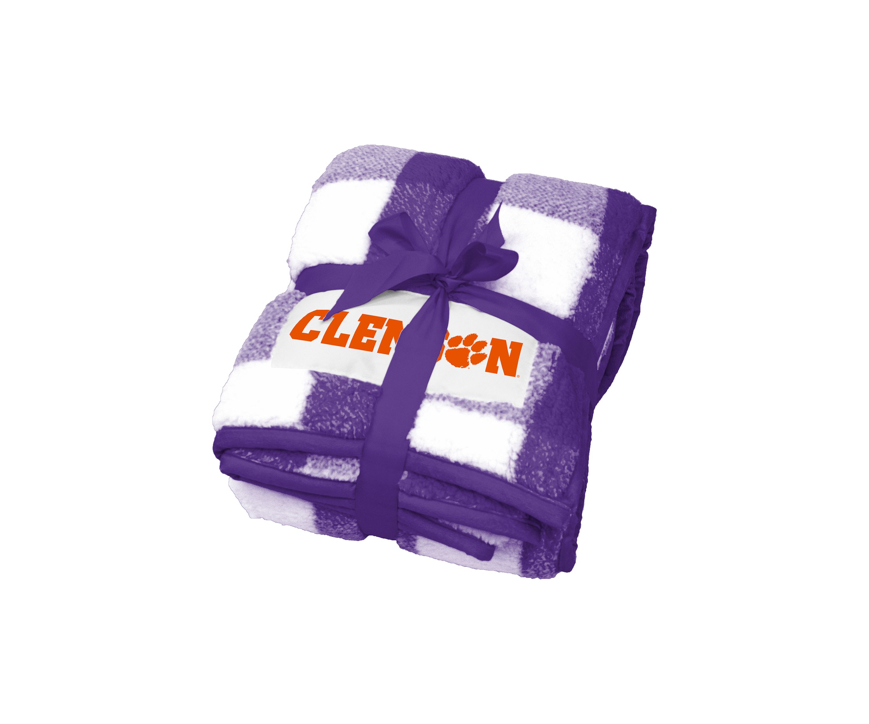 NCAA Clemson Tigers Buffalo Check Blanket