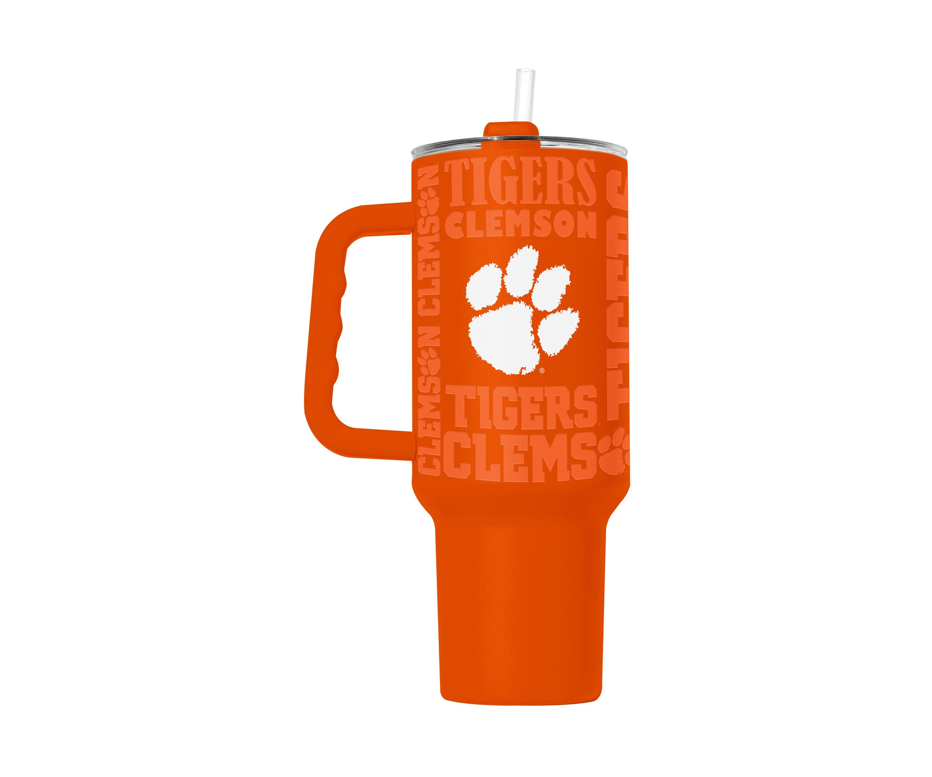 NCAA Clemson Tigers  40 Ounce Replay Travel Tumbler
