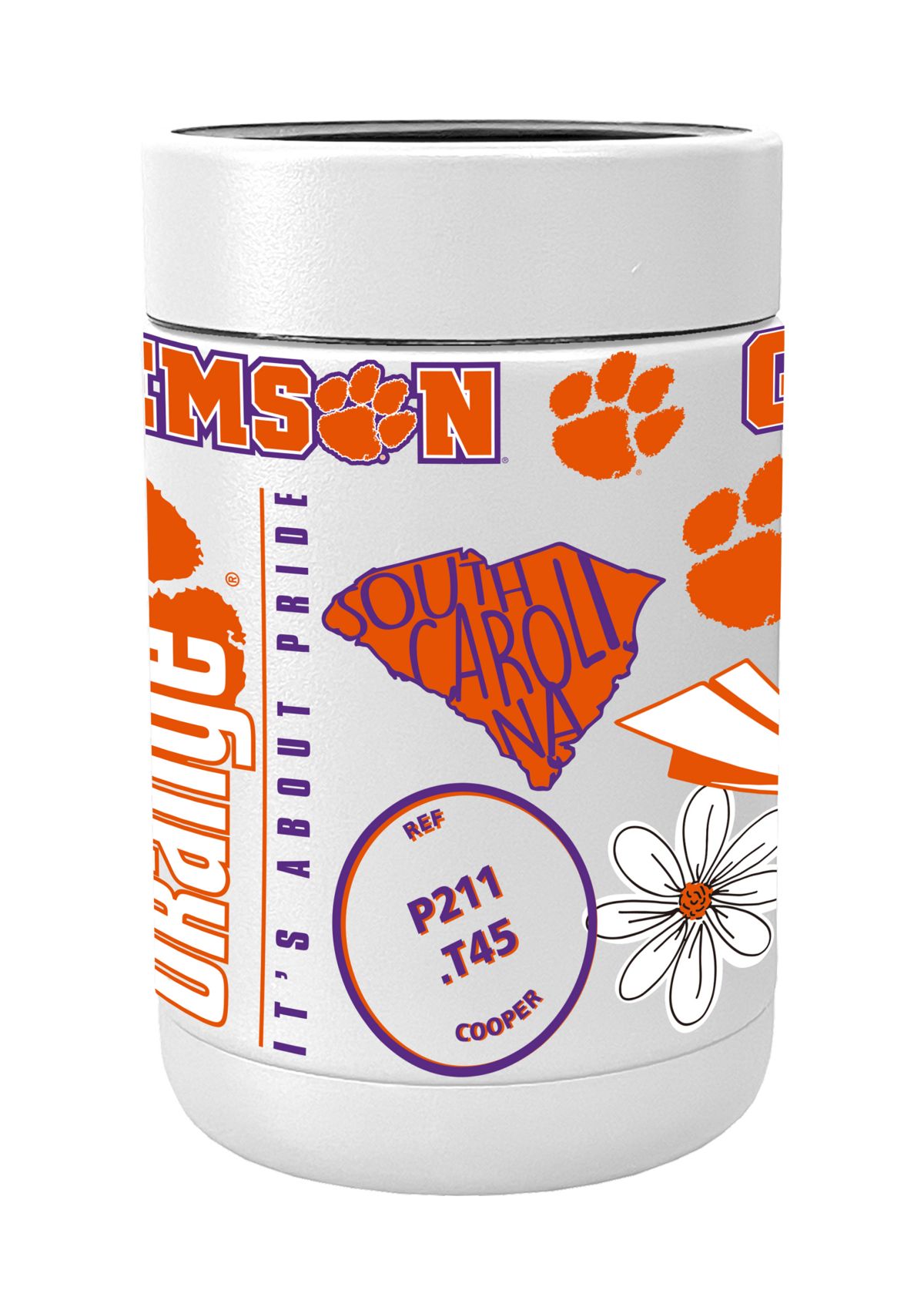 NCAA Clemson Tigers Powder Native Coat Coolie