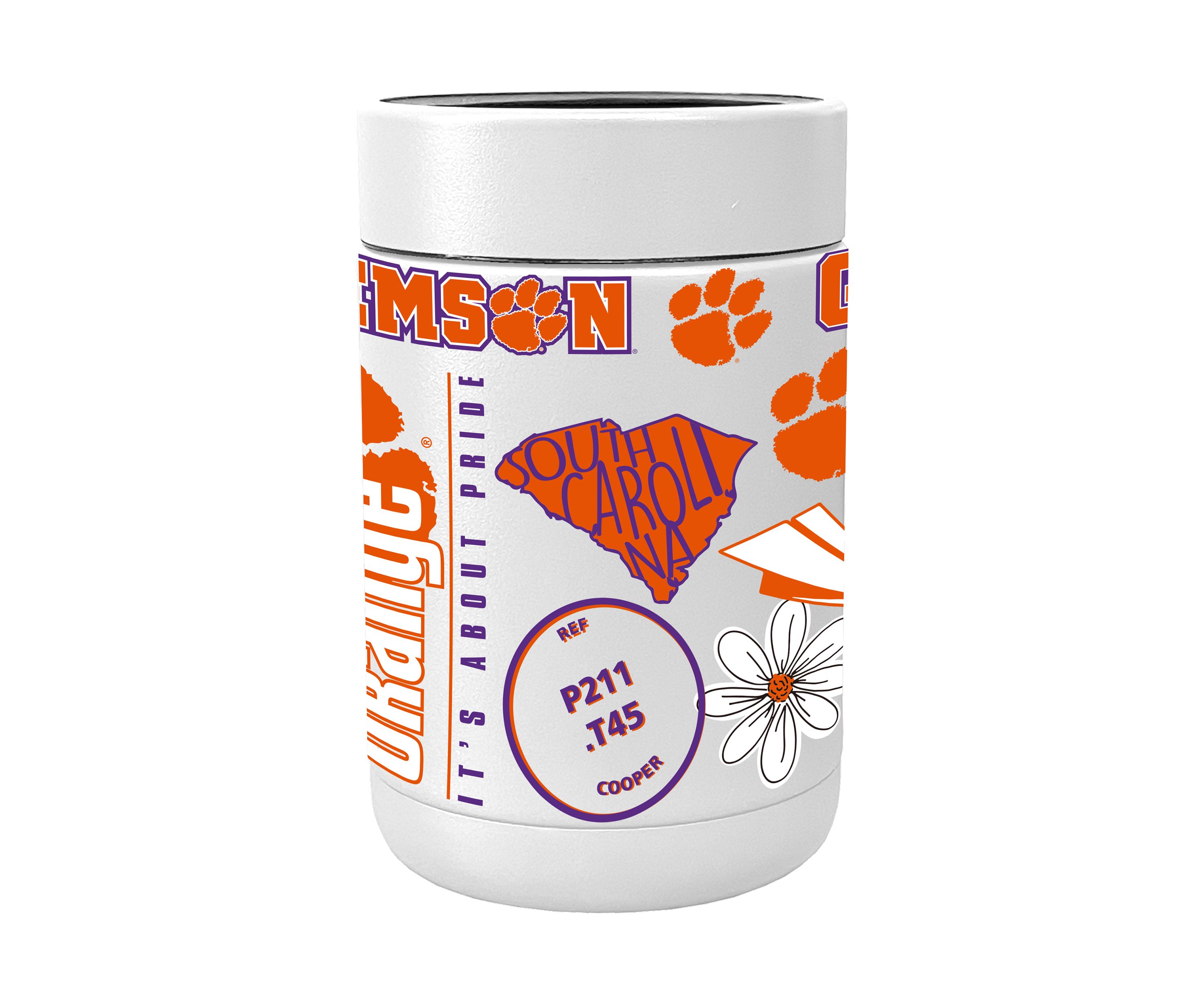 NCAA Clemson Tigers Powder Native Coat Coolie