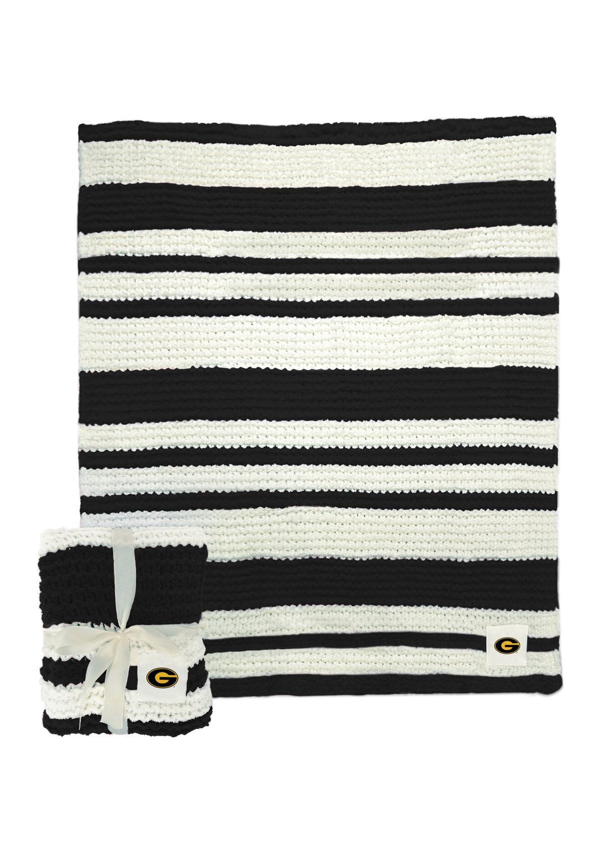  NCAA Grambling State Tigers Cable Knit Blanket 