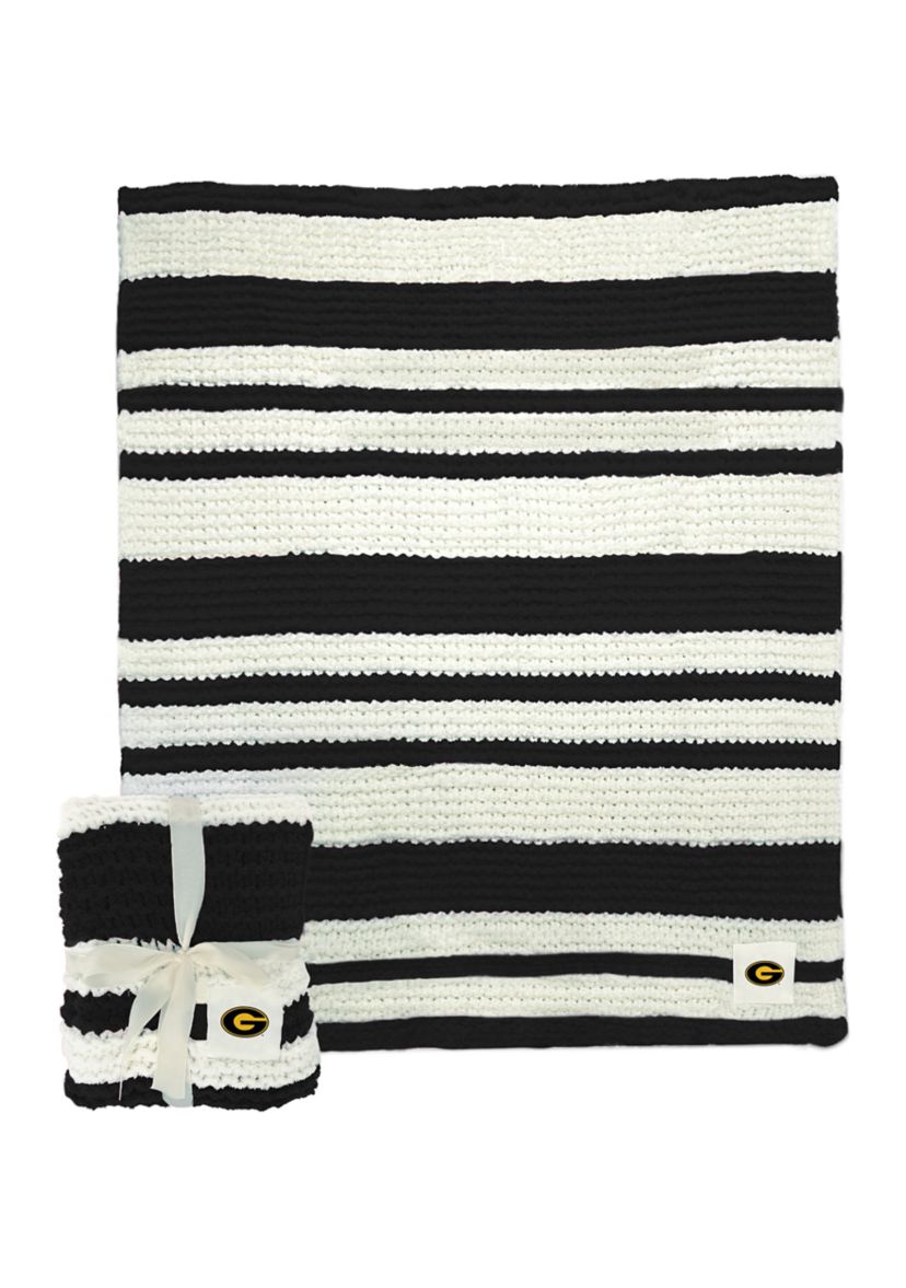  NCAA Grambling State Tigers Cable Knit Blanket 