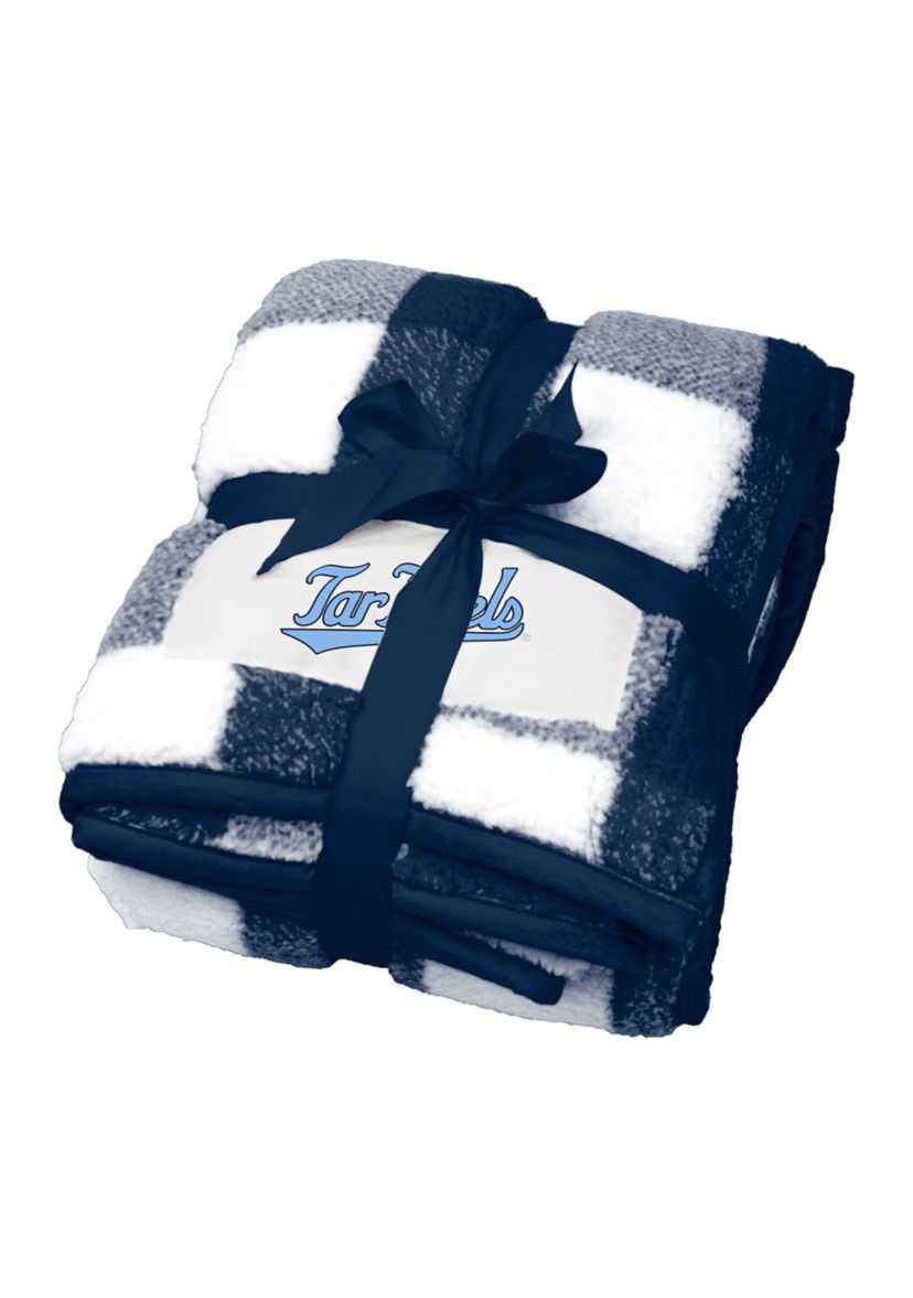 NCAA North Carolina Tar Heels Buffalo Check Blanket