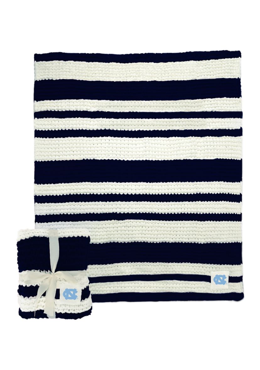 NCAA North Carolina Tar Heels Cable Knit Blanket 