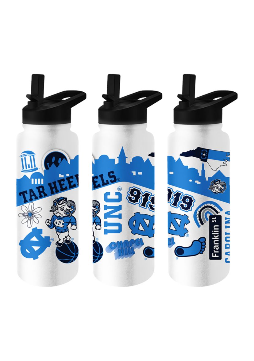 NCAA North Carolina Tar Heels 34 Ounce Native Quencher Bottle
