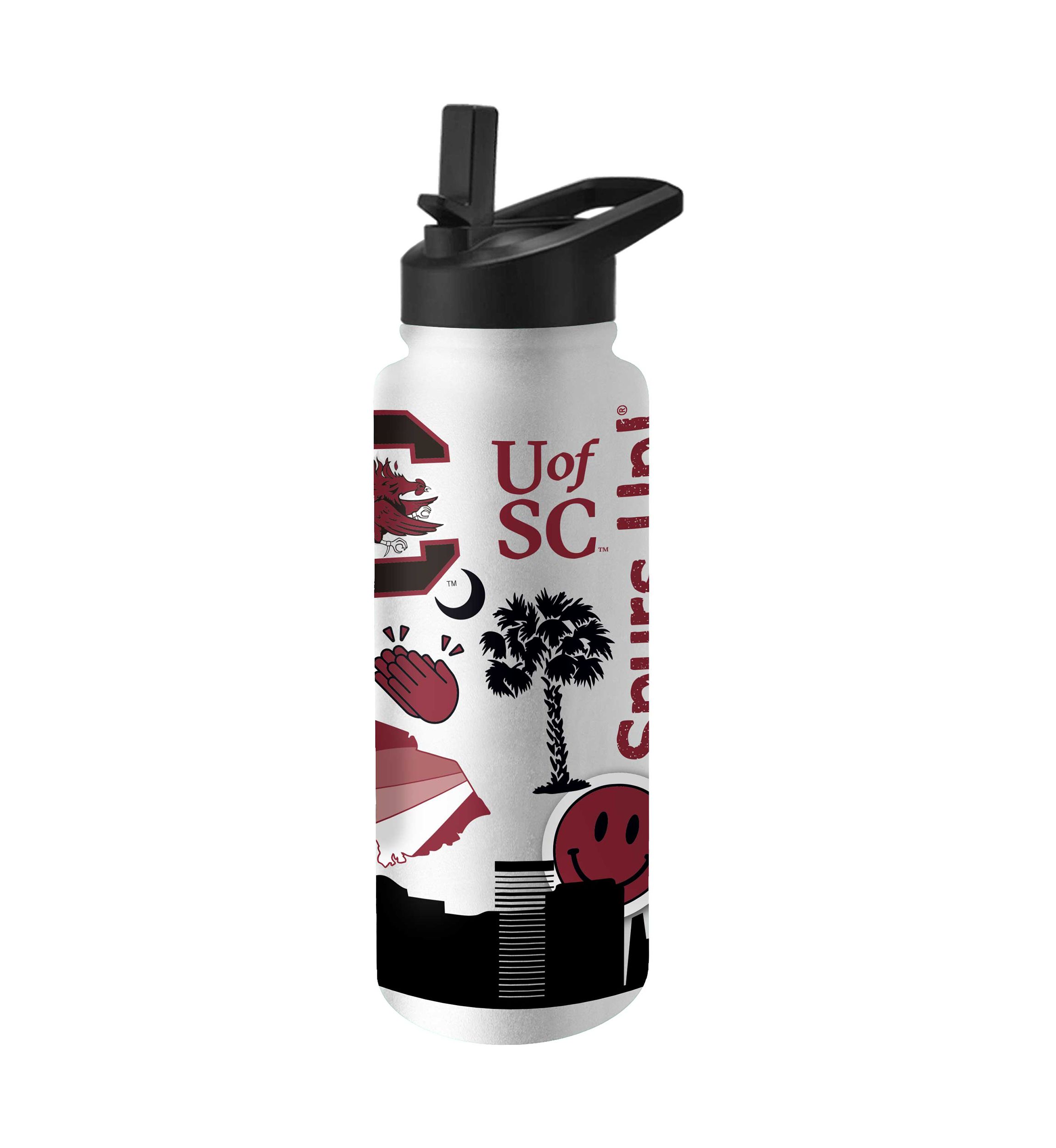 NCAA South Carolina Gamecocks 34 Ounce Quencher Bottle