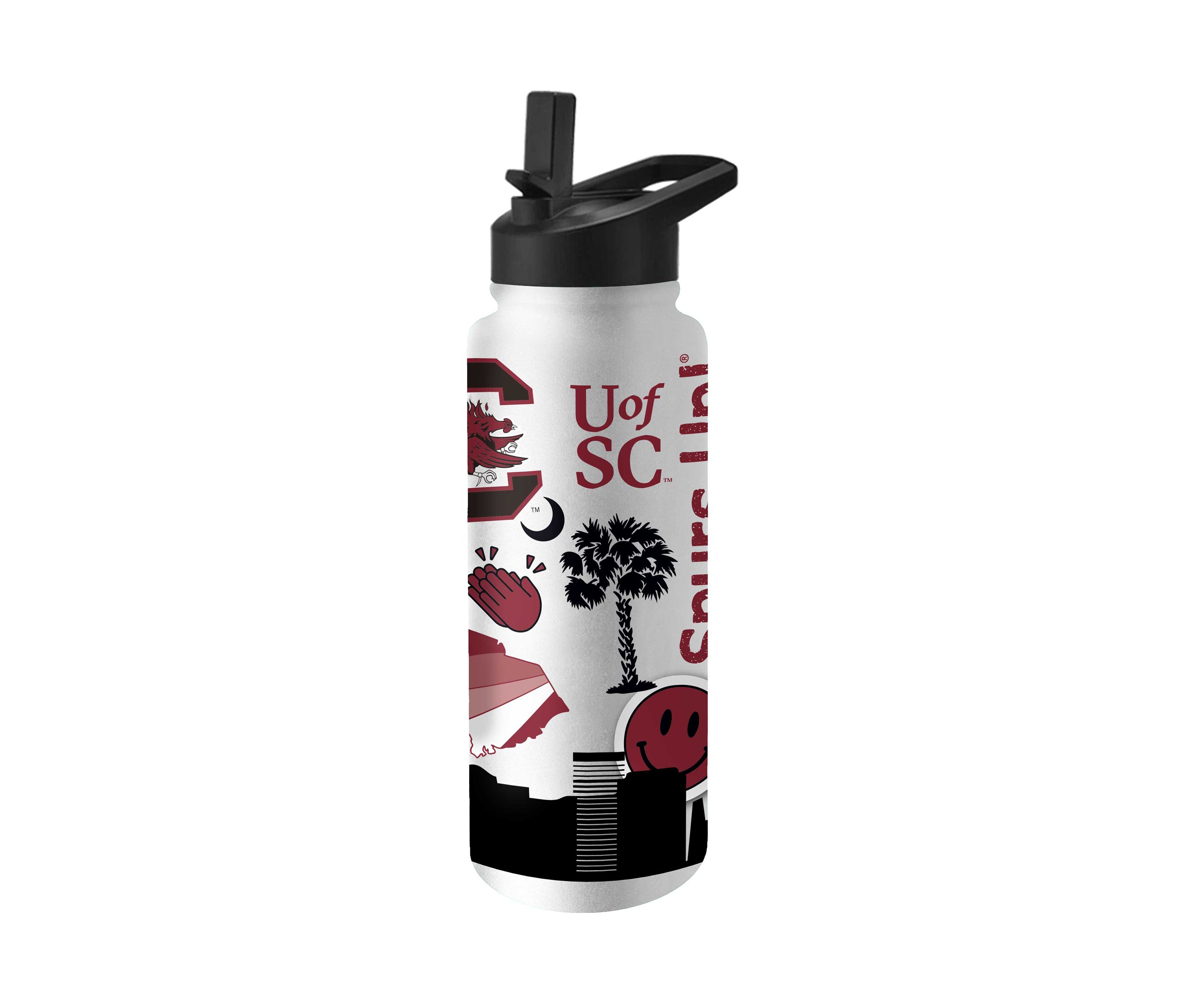 NCAA South Carolina Gamecocks 34 Ounce Quencher Bottle