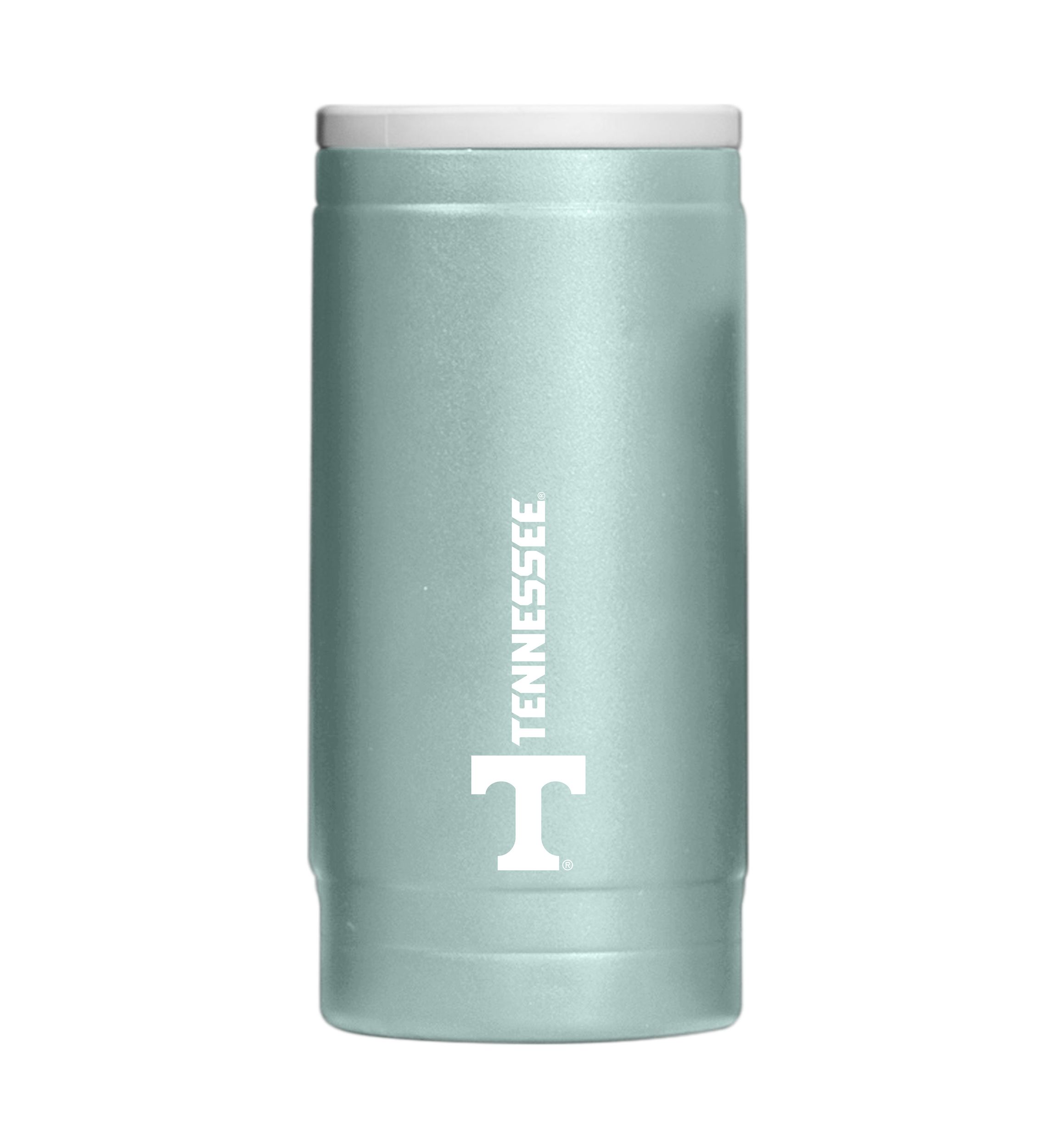 NCAA Tennessee Volunteers Vertical Powder Coat Slim Can Coolie 