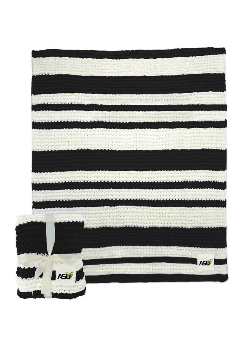 NCAA Alabama State Hornets Cable Knit Blanket 