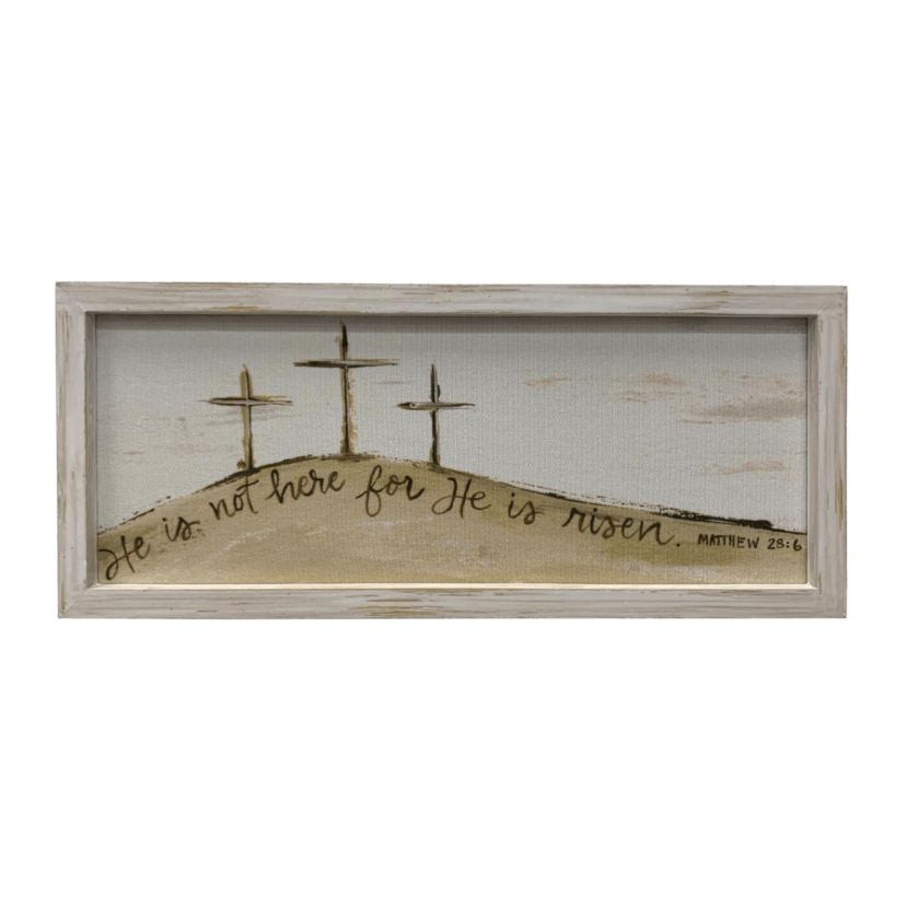 Transpac Wood 25.5 in. Multicolor Spring Farm Fresh Chalkboard Mason Jar Wall Decor