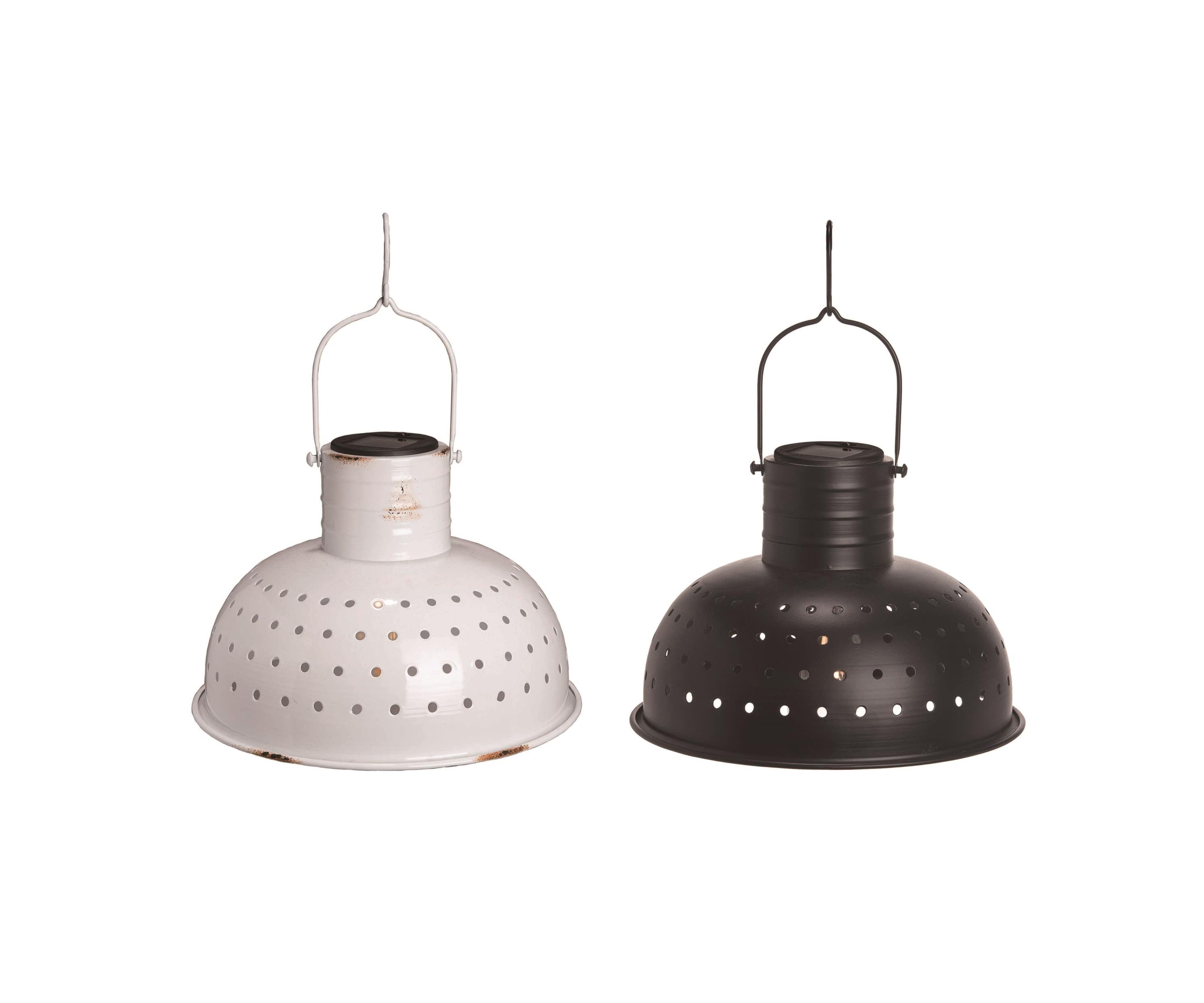 Transpac Metal Solar Colander Lantern Set of 2 Spring Home Decorations