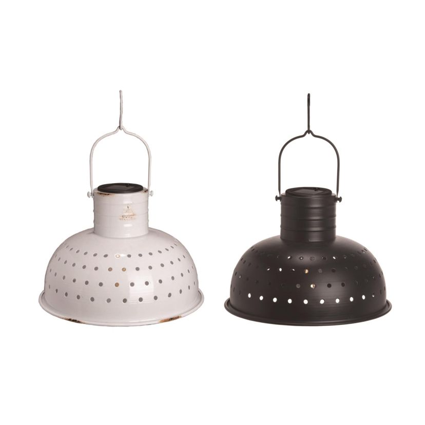 Transpac Metal Solar Colander Lantern Set of 2 Spring Home Decorations