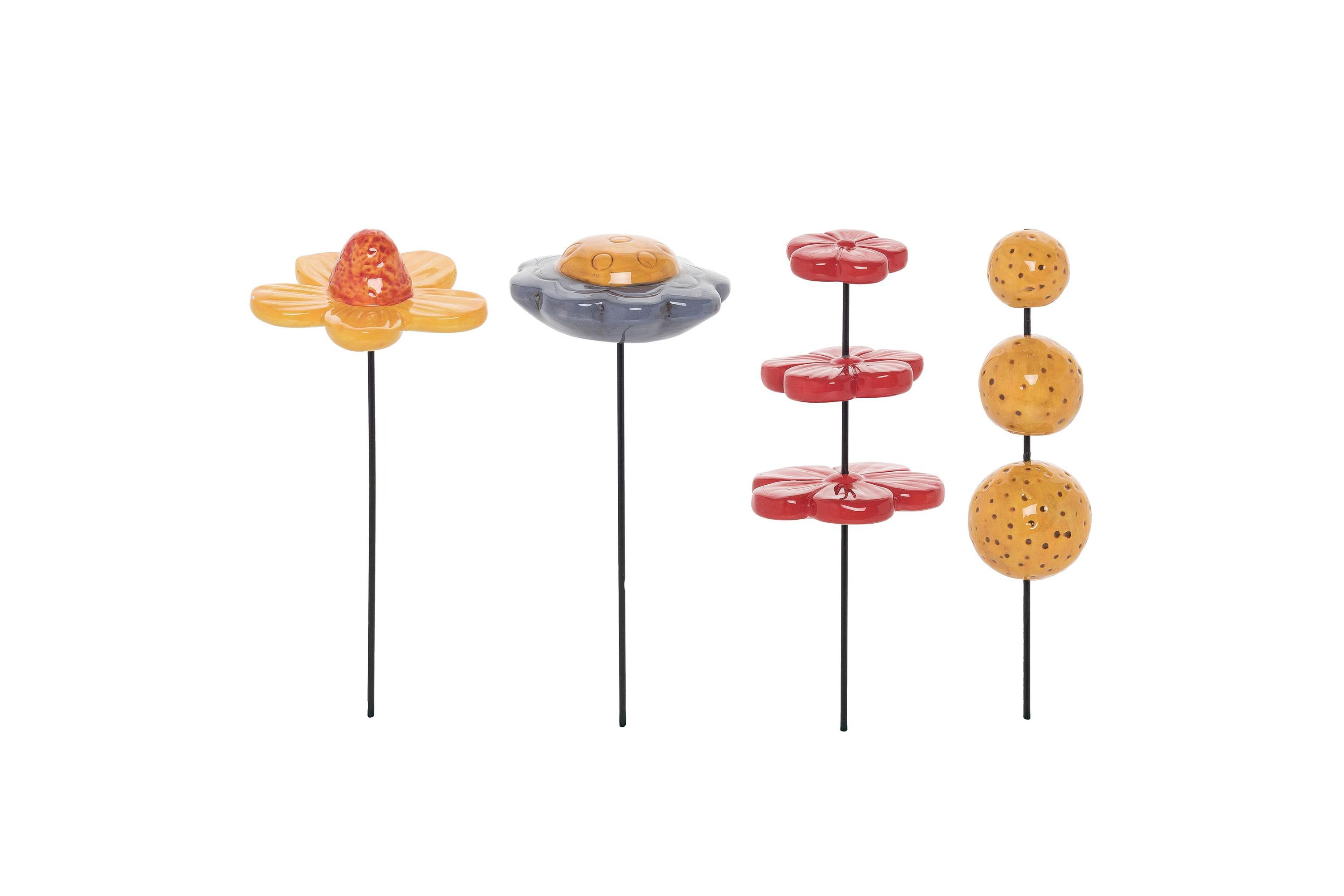 Transpac Small Dol Floral Pick Set of 4 Spring Home Decorations