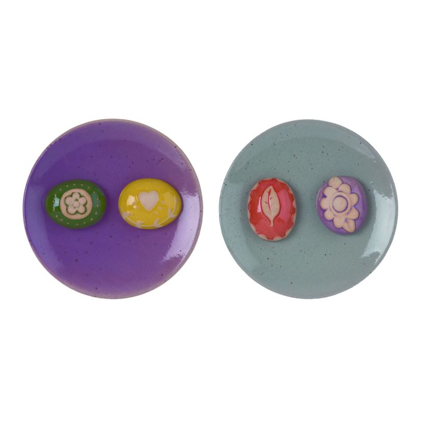 Transpac Small Butterfly Bath Flower/Butterfly Set of 2 of 2o Spring Home Decorations