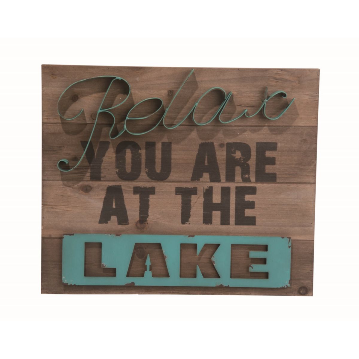 Transpac Metal/Wood LED Pineapple Lamp Set of 2 Spring Home Decorations