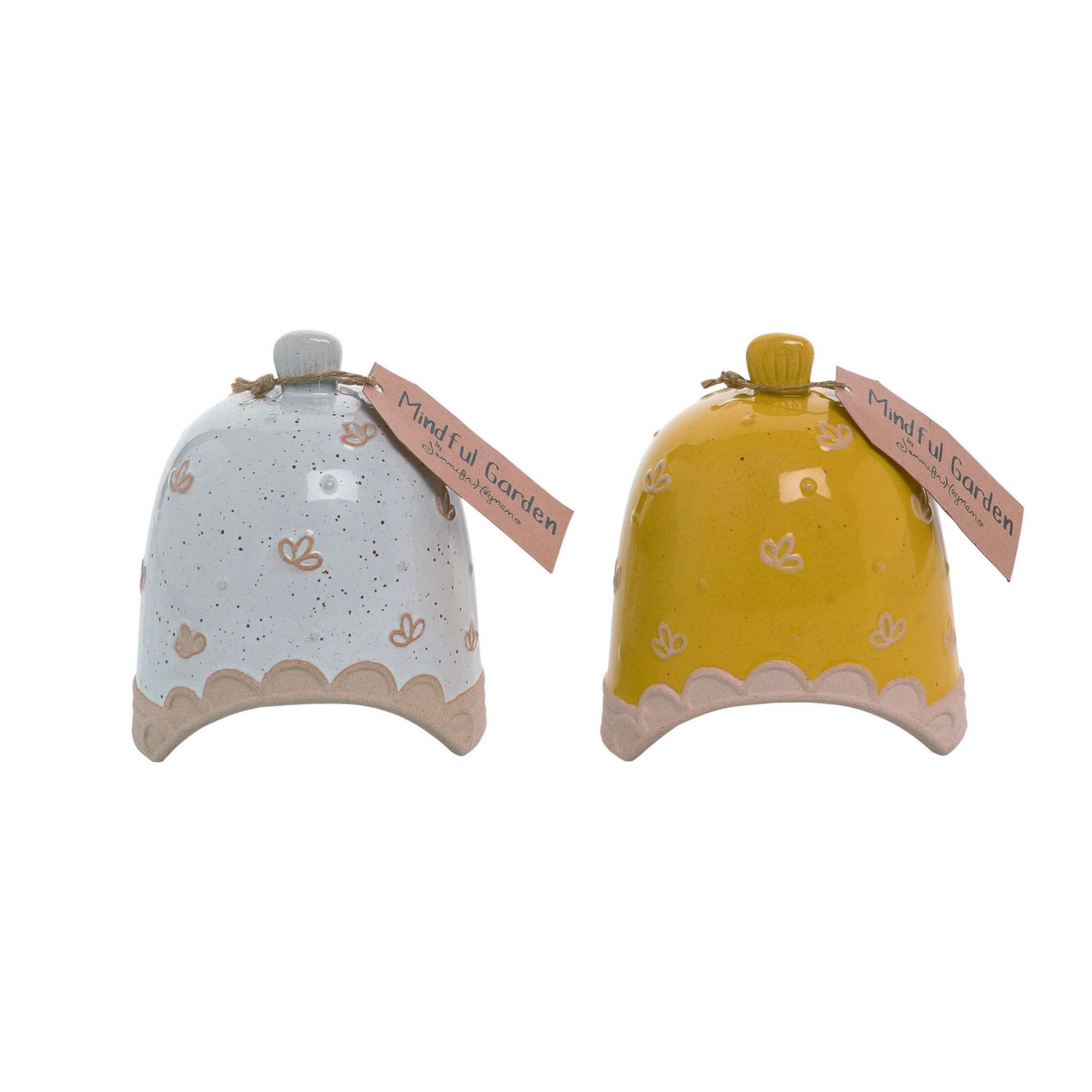 Transpac Small Terracotta Toad House Set of 2 Spring Home Decorations