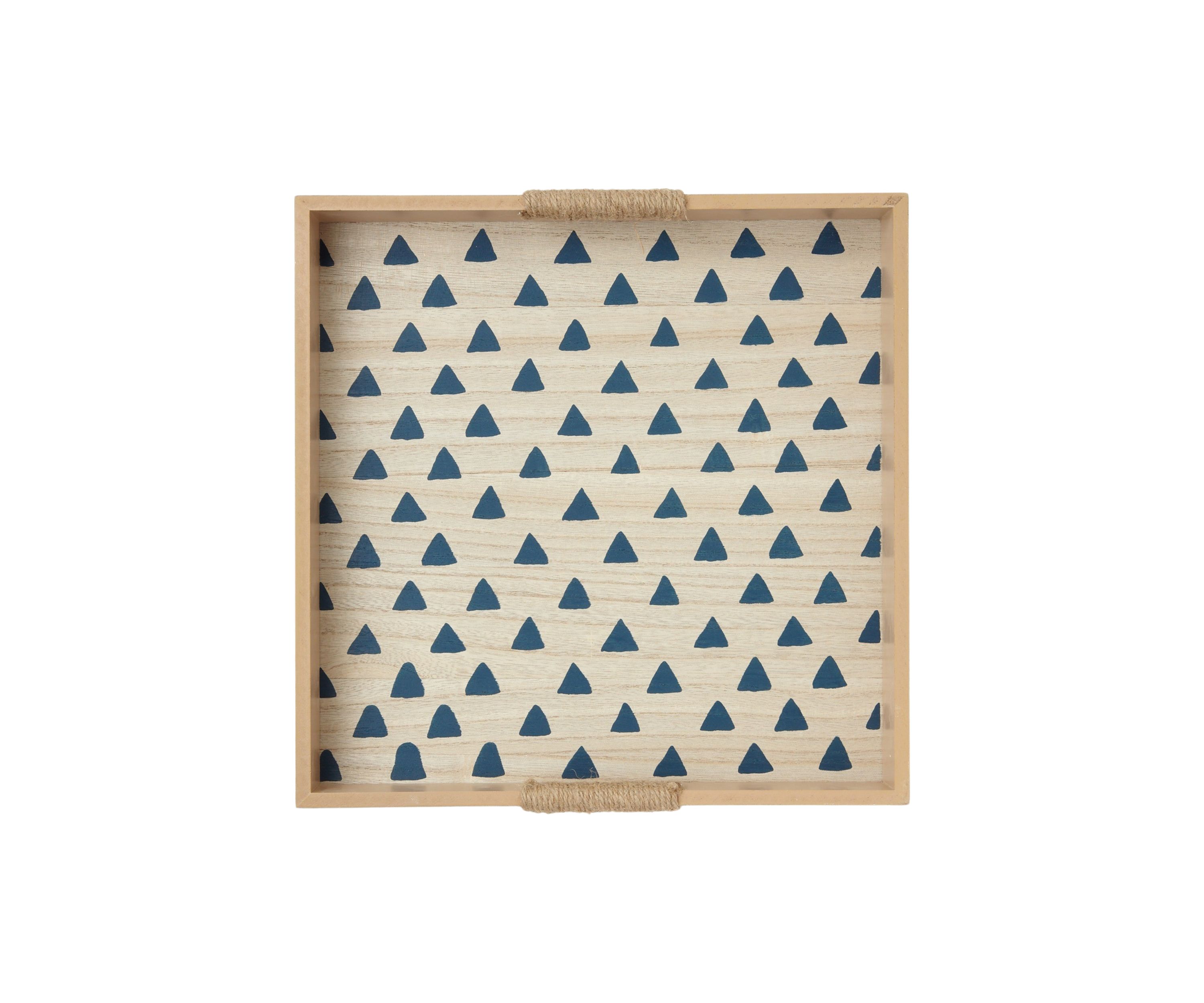 Small Blue Rectangle Tray