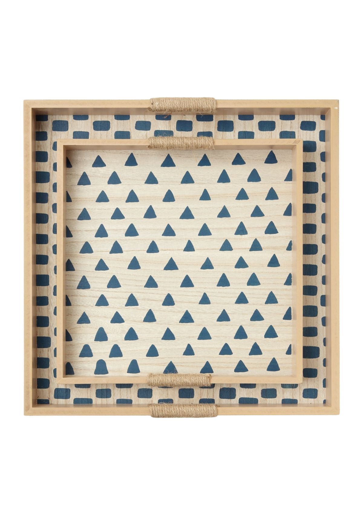 Small Blue Rectangle Tray