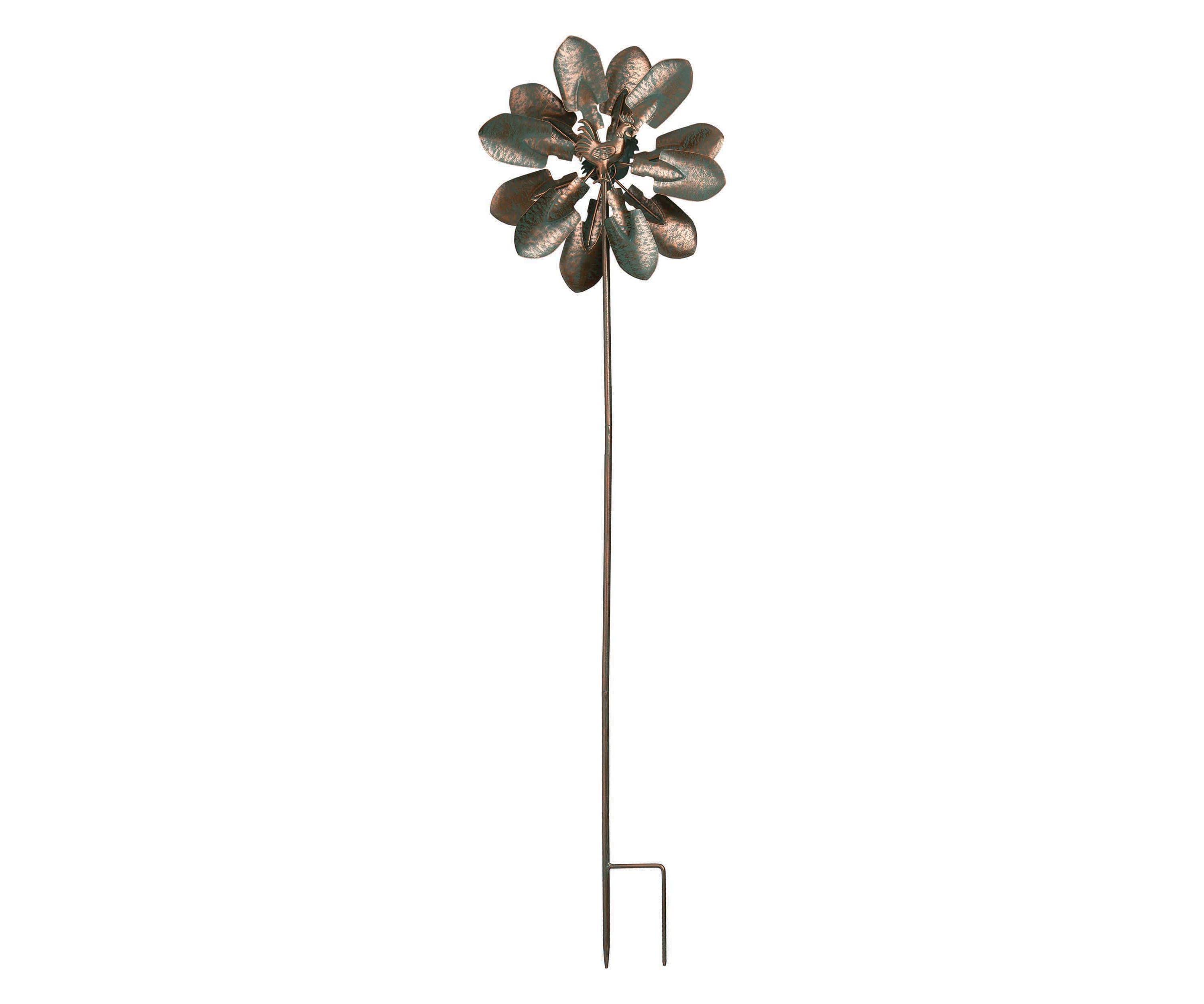 Transpac Metal 50.5 in. Bronze Spring Garden Trowel Yardstake
