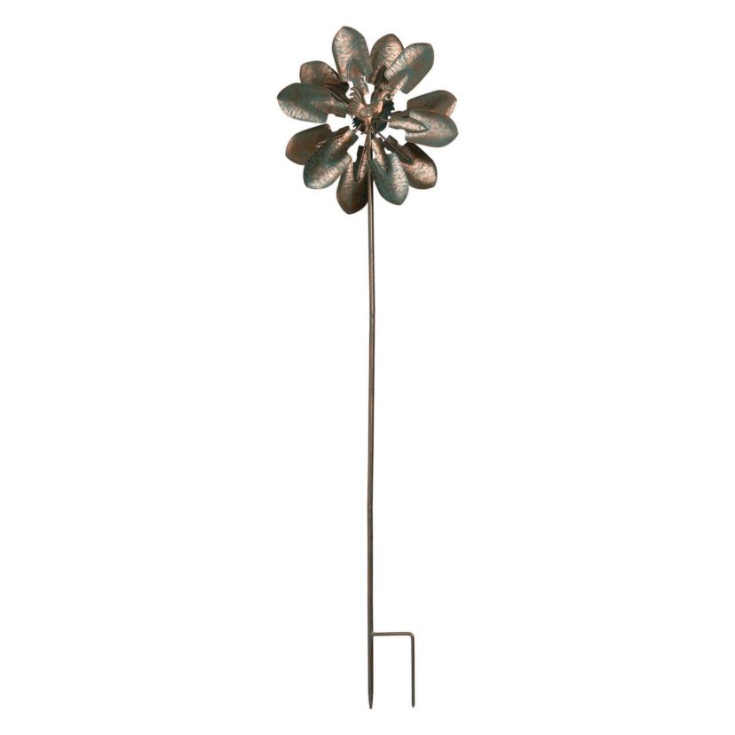 Transpac Metal 50.5 in. Bronze Spring Garden Trowel Yardstake