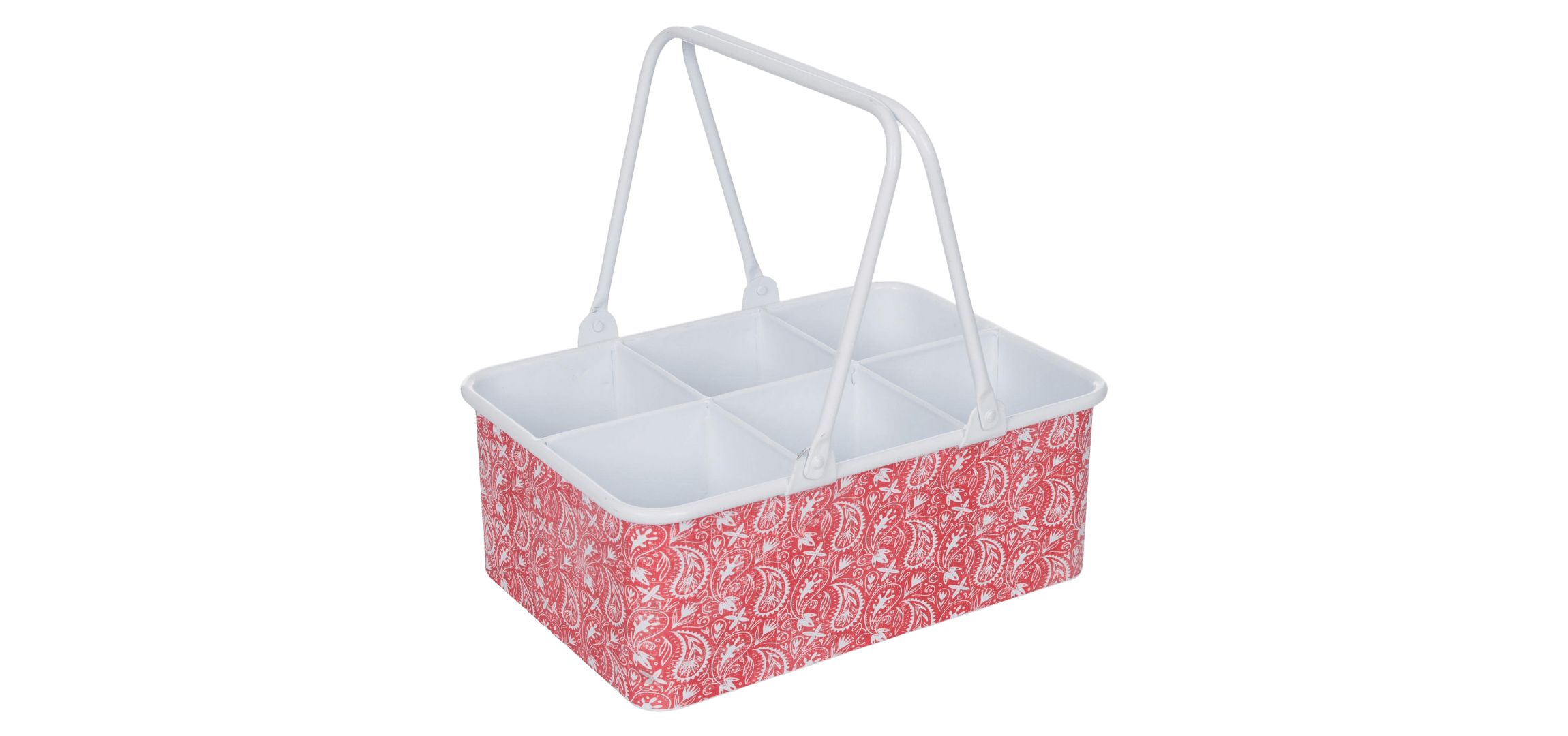 Transpac Metal Bandana Caddy Basket