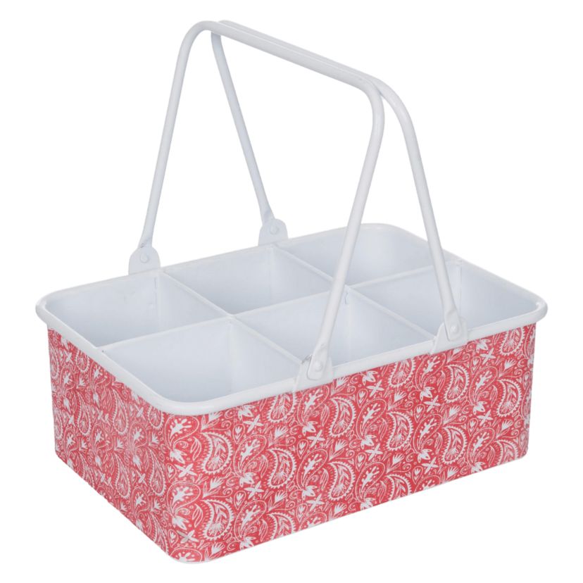 Transpac Metal Bandana Caddy Basket