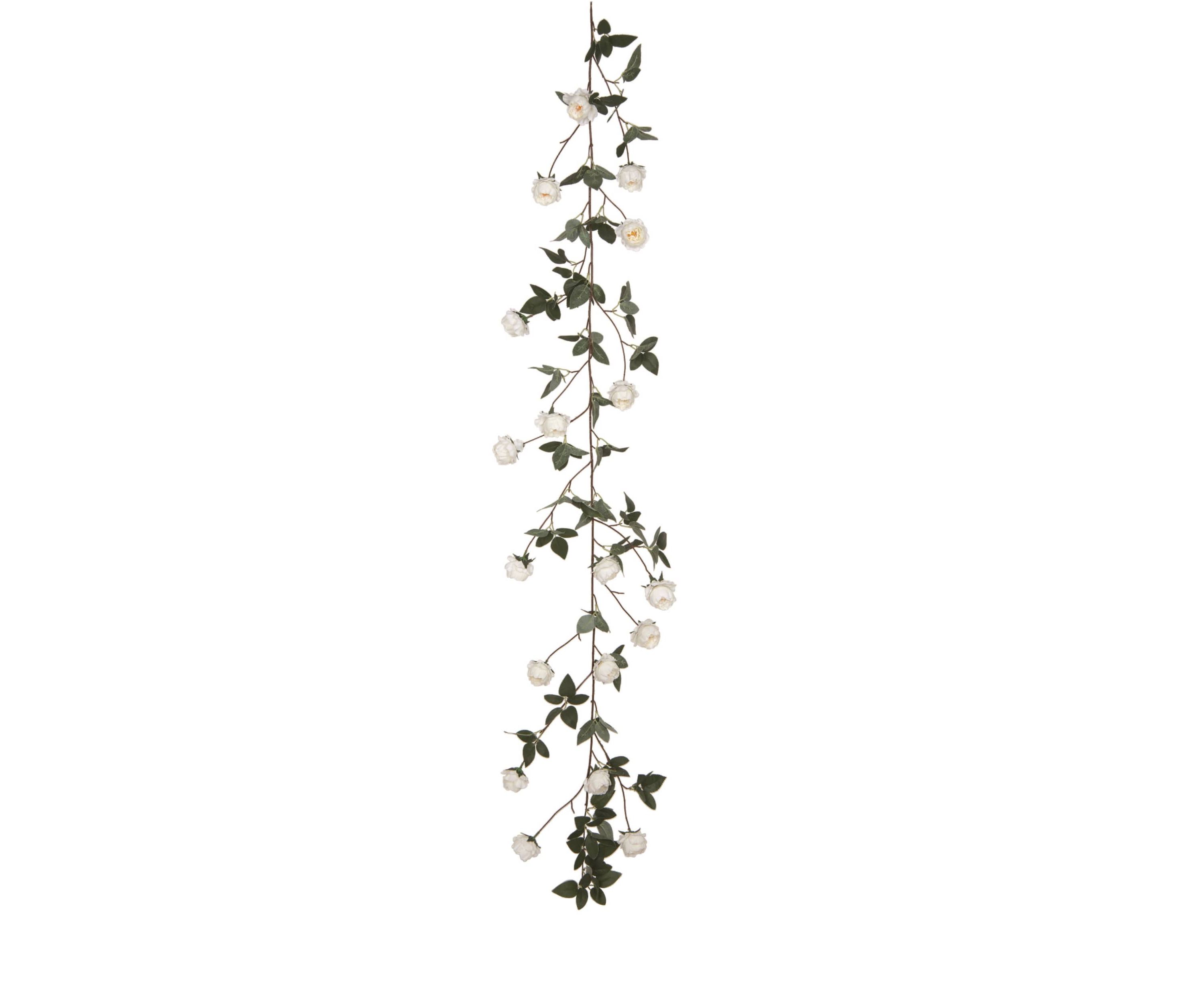 Transpac Plastic 60" Red Spring Floral Roses Garland