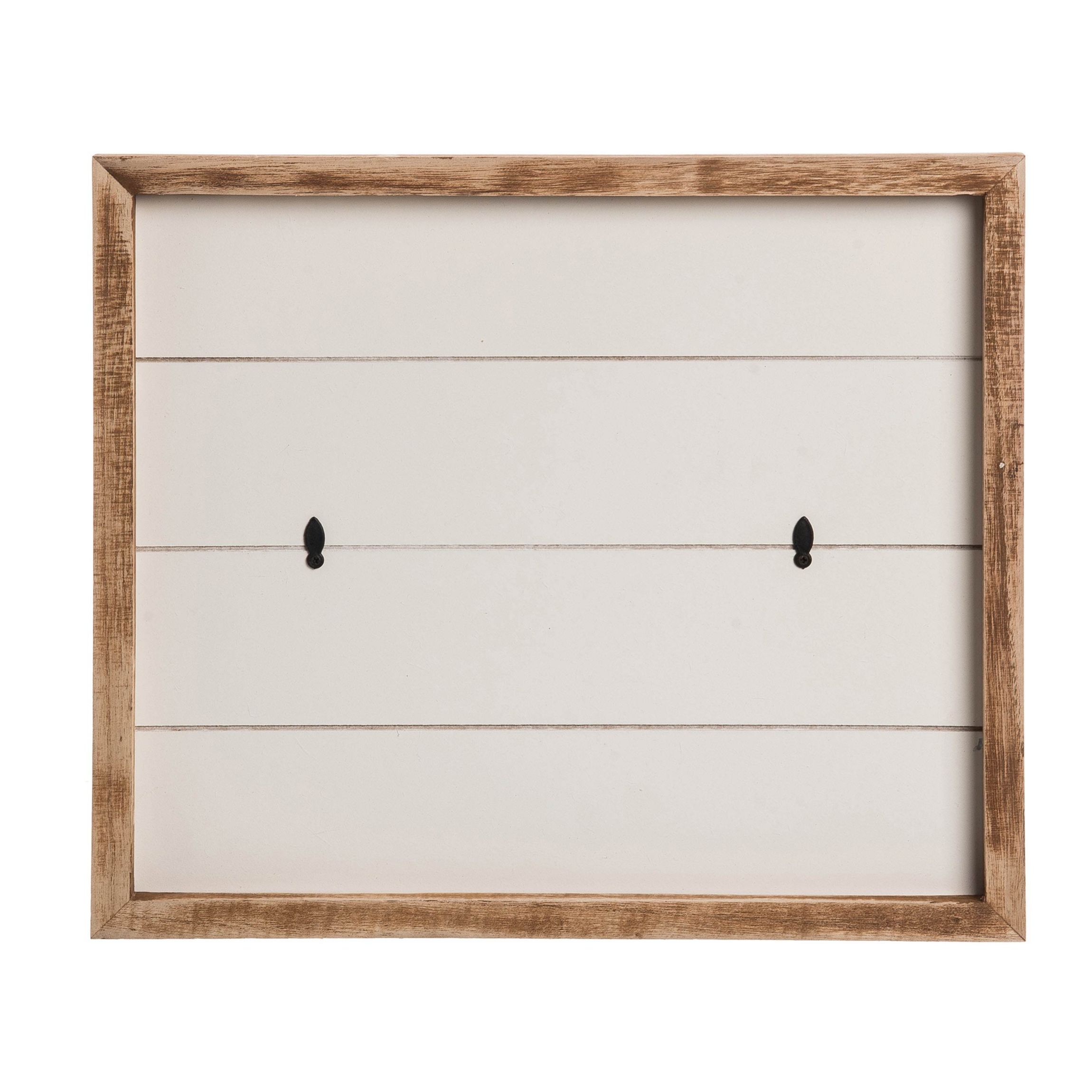 Transpac Wood 13.75 in. White Everyday Frame