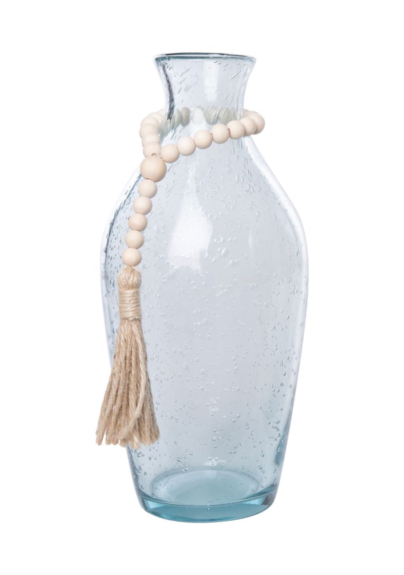 Large Glass Bead Vase