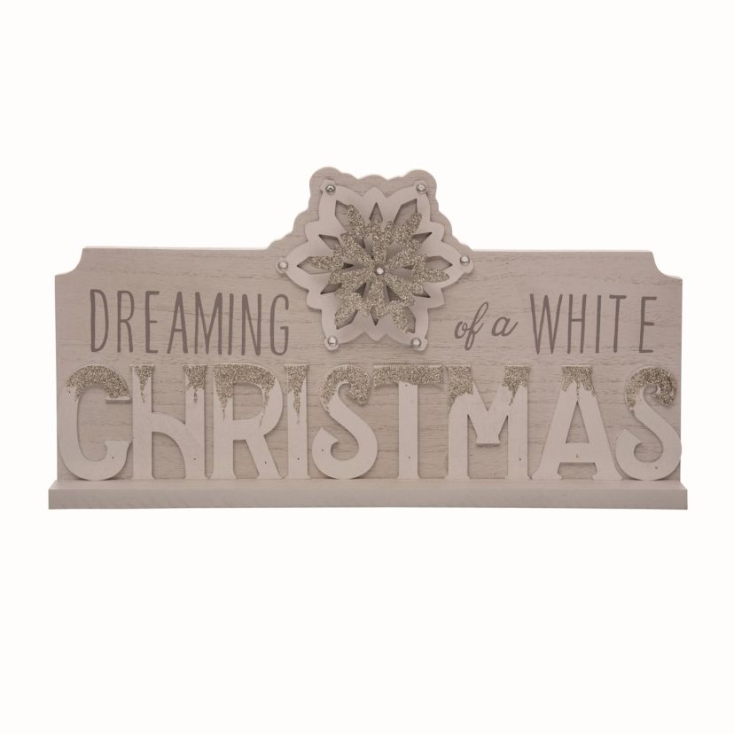 Transpac Wood 15 in. Multicolor Christmas Layered Decor