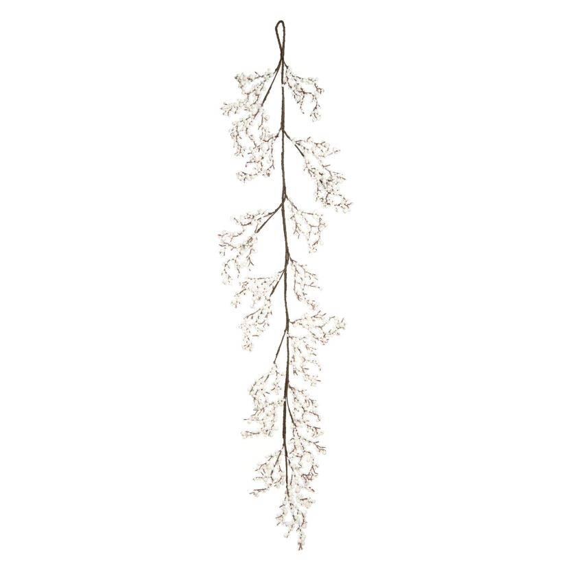 Transpac Christmas White Currant Garland