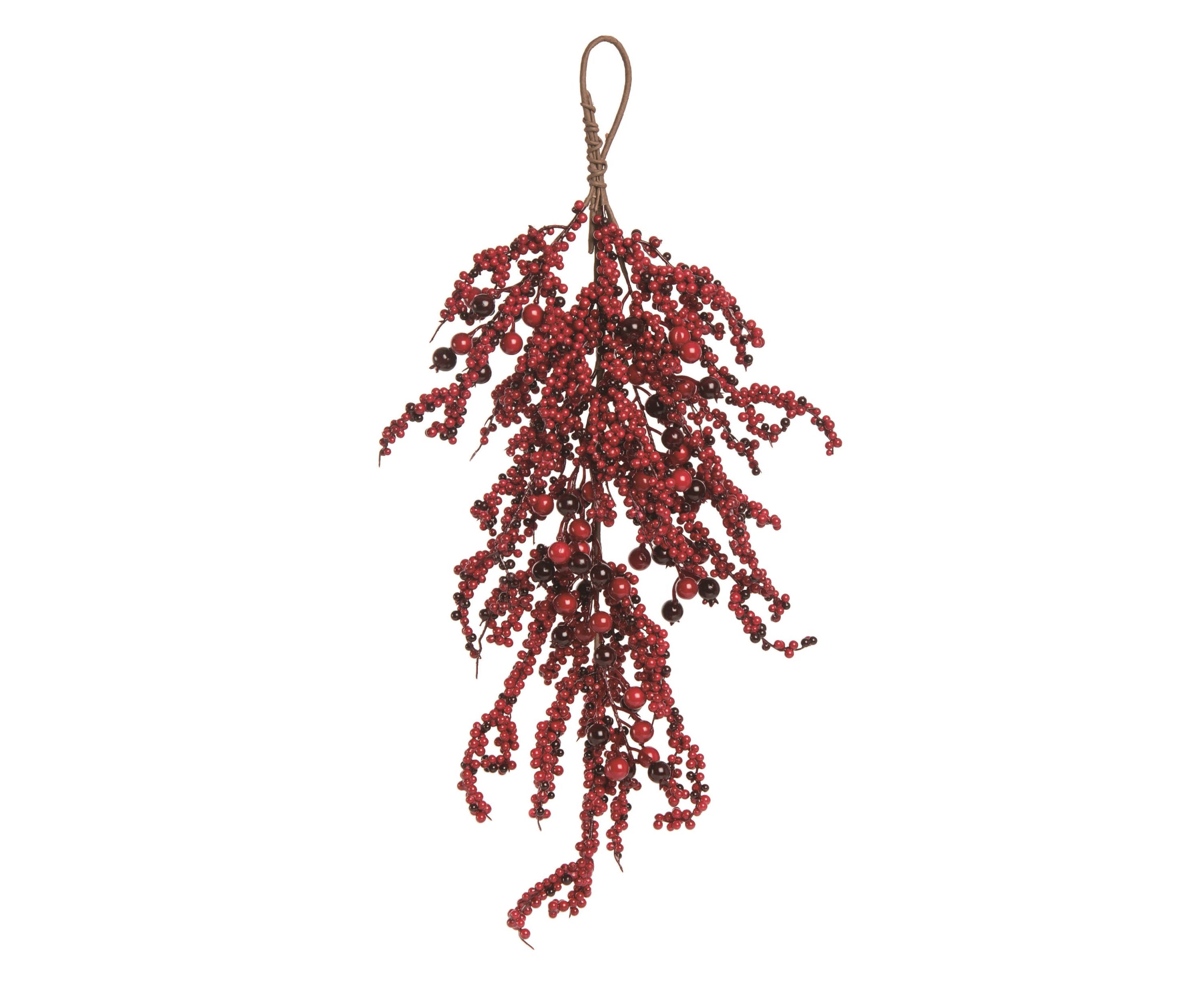 Transpac Christmas Merry Berry T-Drop