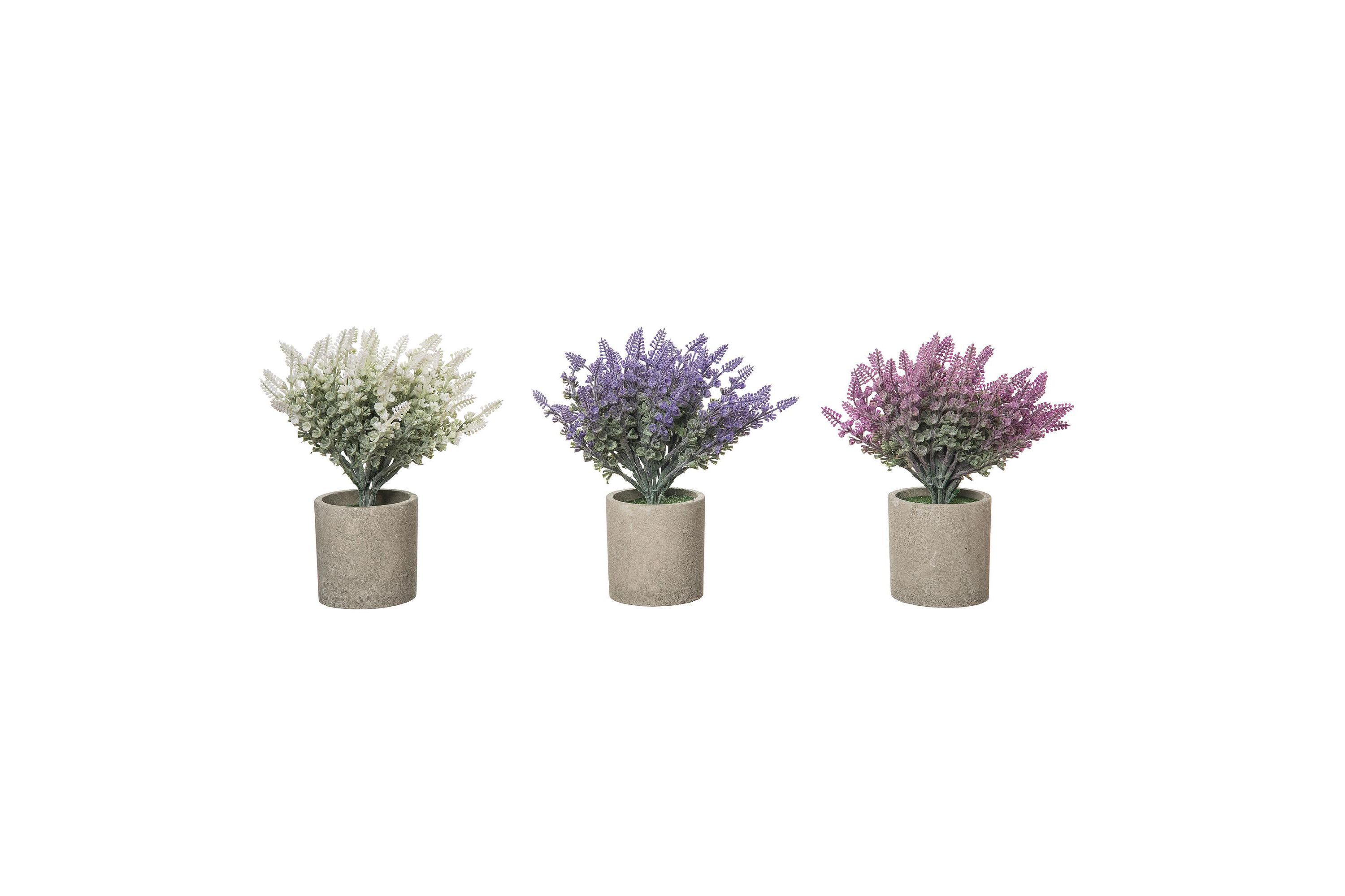 Transpac Mini Industrial Flower Pot Set of 3 Spring Home Decorations