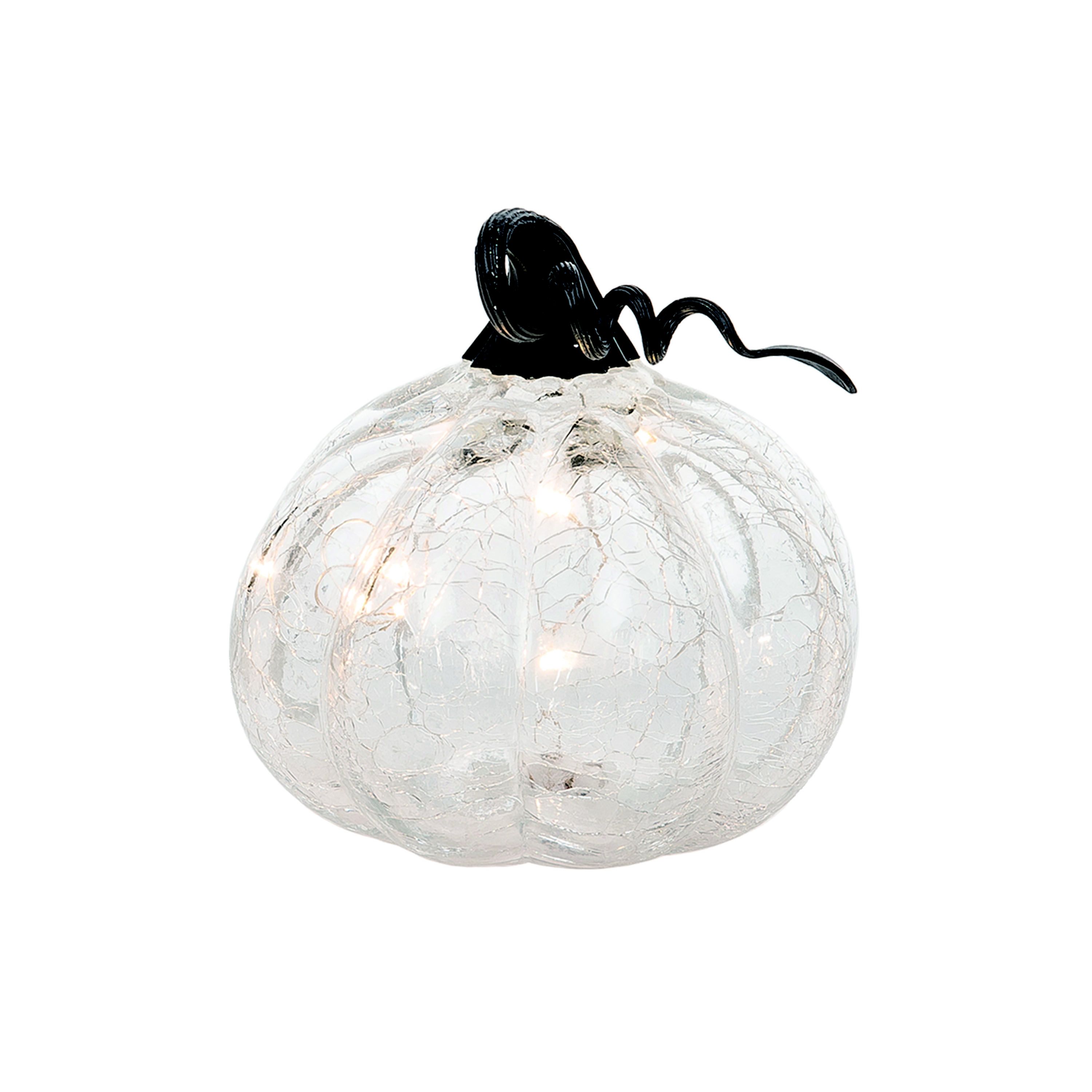 Transpac Md Glass Irid Pumpkin Multi Glass