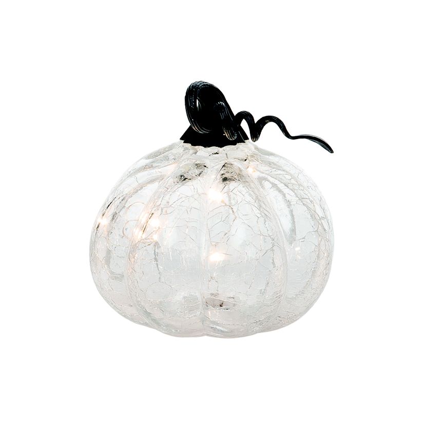 Transpac Md Glass Irid Pumpkin Multi Glass