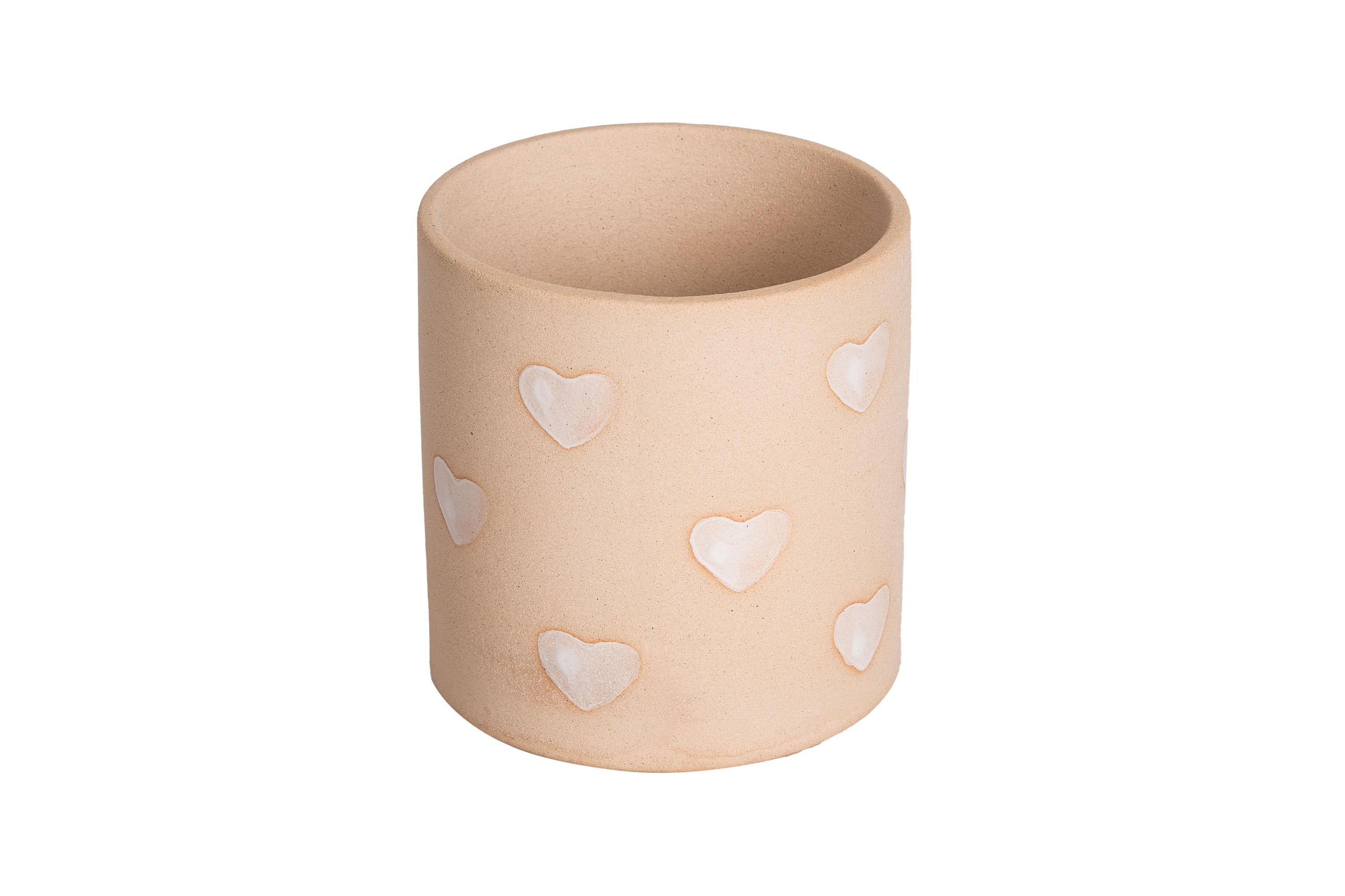 Transpac Ceramic Pot w/Hearts Home Decorations Spring