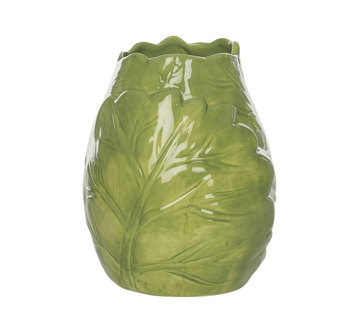 Transpac Ceramic Cabbage Vase Home Decorations Easter