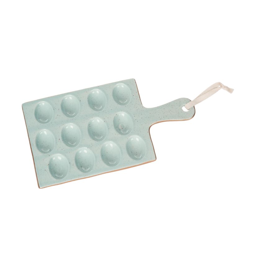 Transpac Ceramic Egg Board Home Decorations Easter