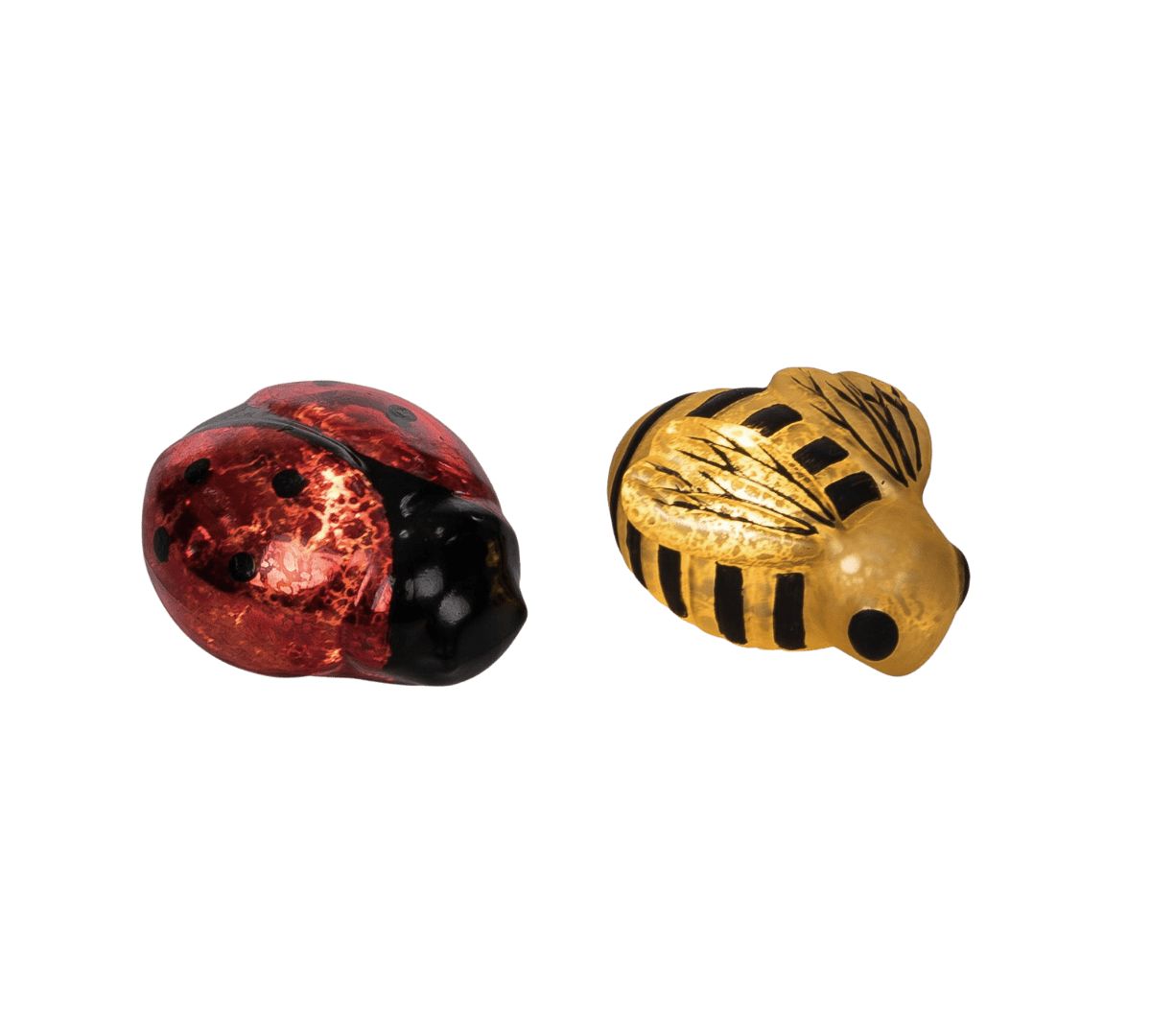 Transpac Glass LED Ladybug/Bee Set of 2 Home Decorations Spring