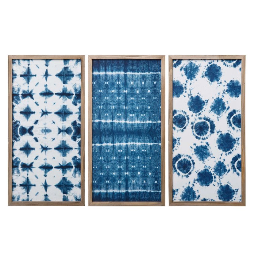 Transpac Wood/MDF Metallic Wall Decor Home Decorations Spring
