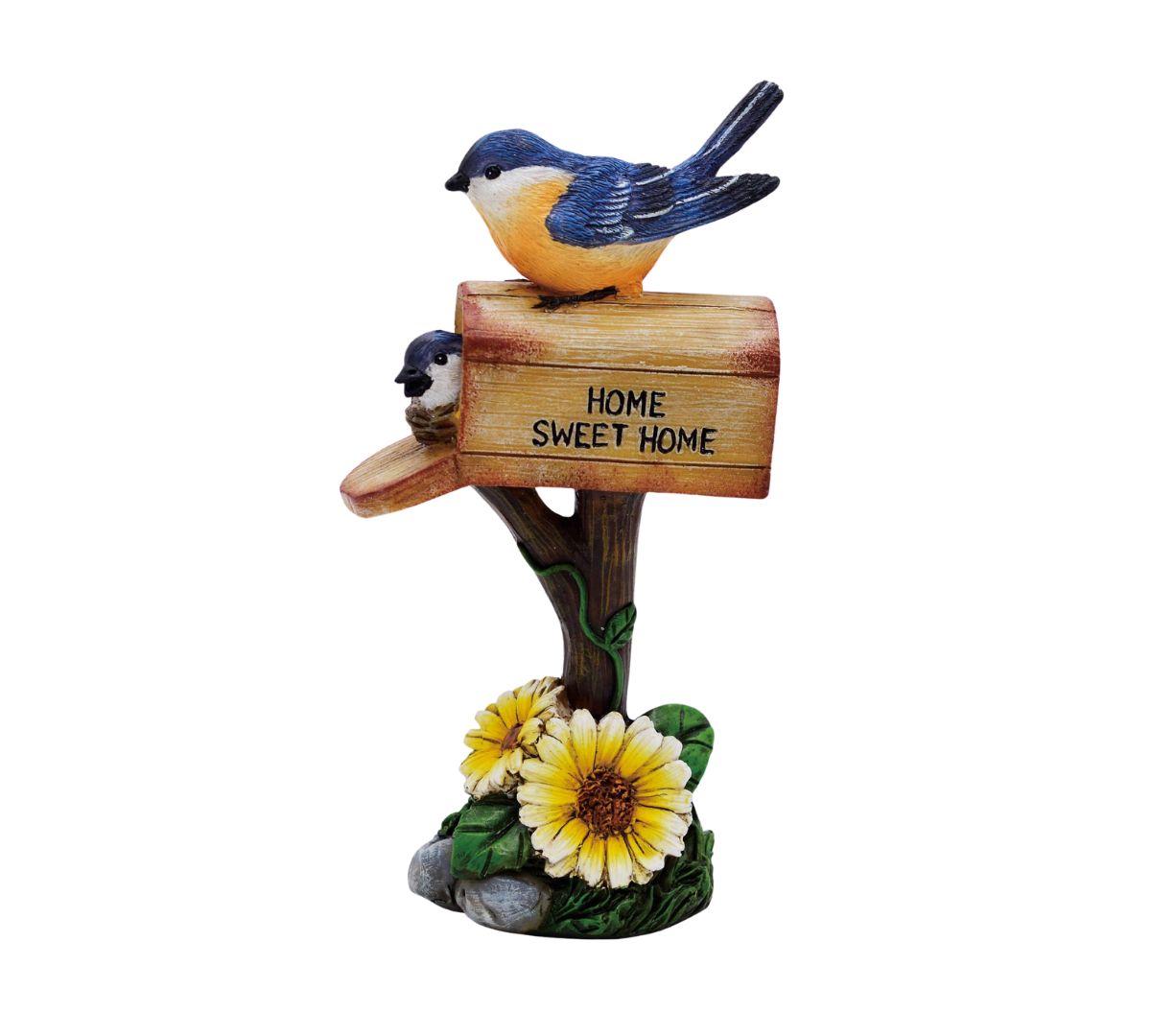 Transpac Resin Bird Mailbox Home Sweet Home Decorations Spring