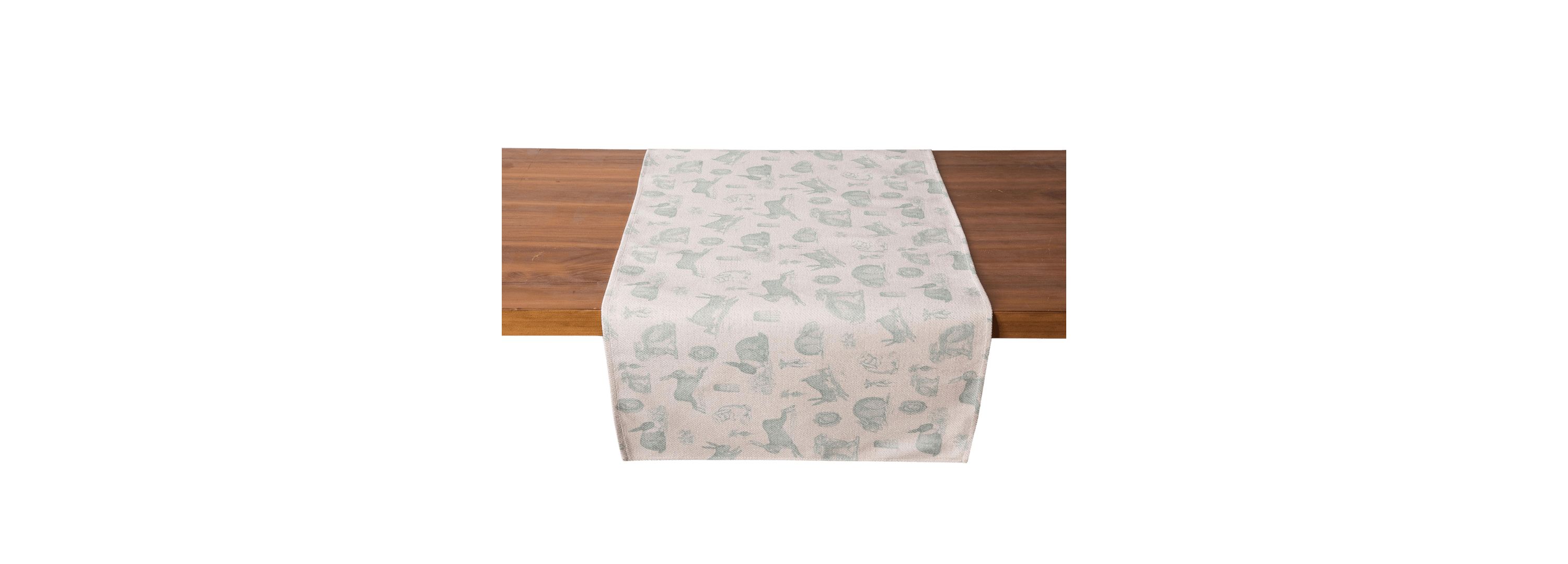 Transpac Fabric Table Runner Bunnies Home Decorations Easter