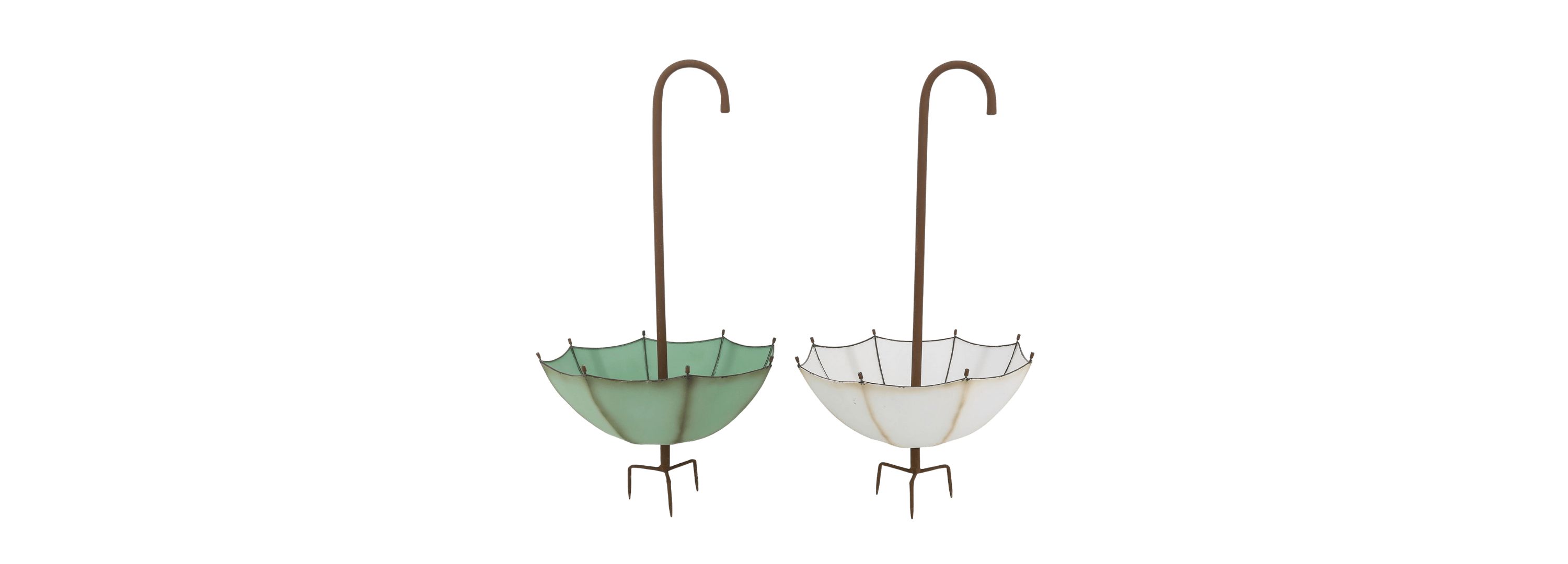 Transpac Metal Rustic Umbrella Planter Pick Set o Home Decorations Set of 2 Spring