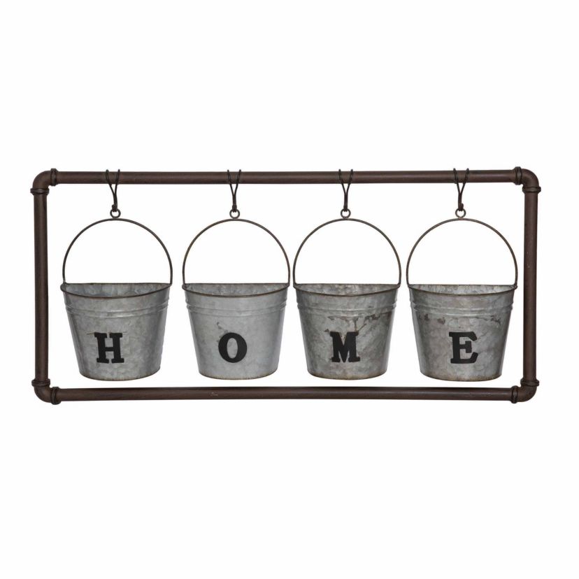 Transpac Wood/MDF/Paper Mini Wood Frame Decor Set Home Decorations Set of 3 Spring