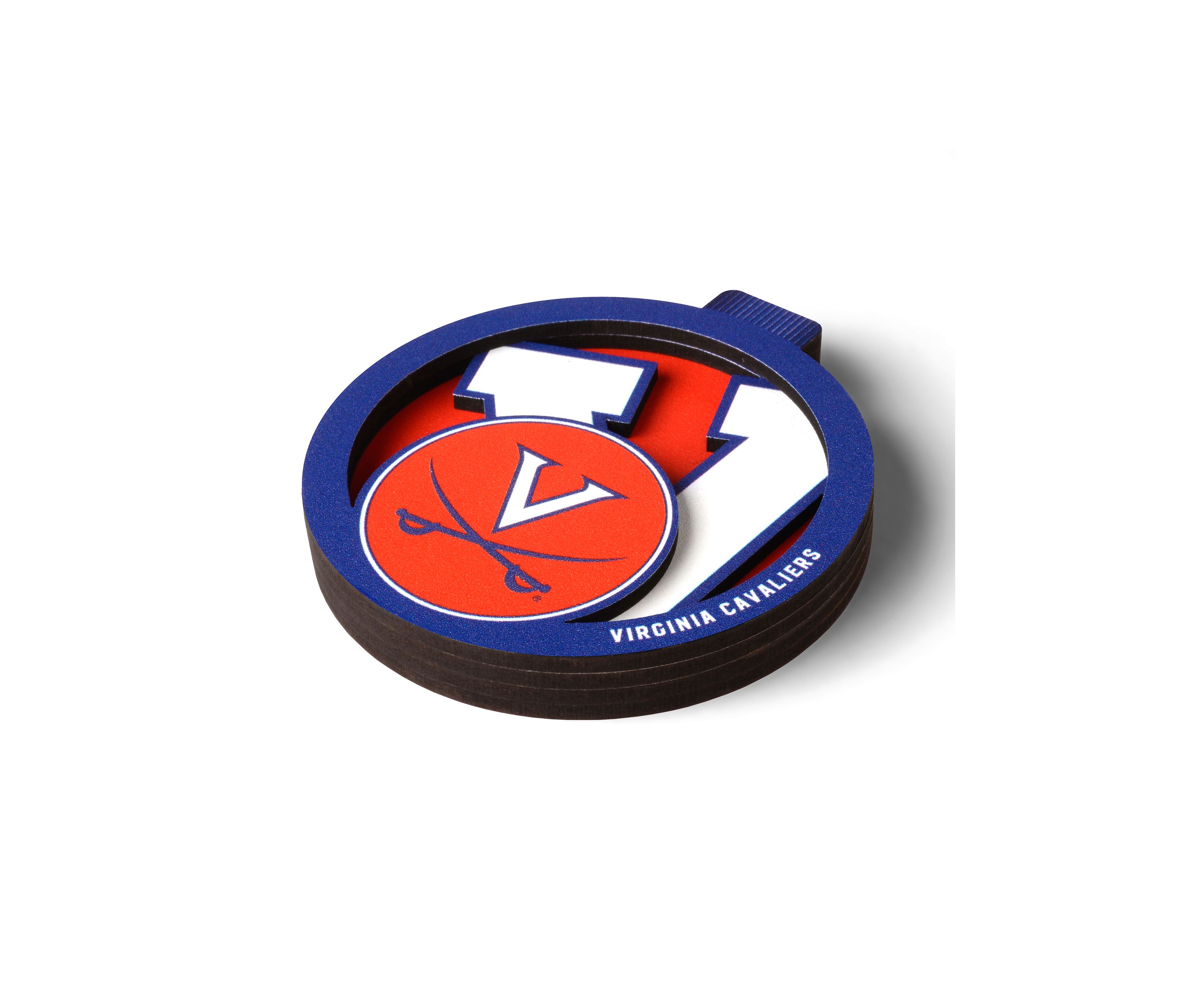 YouTheFan NCAA Virginia Cavaliers 3D Logo Series Ornaments