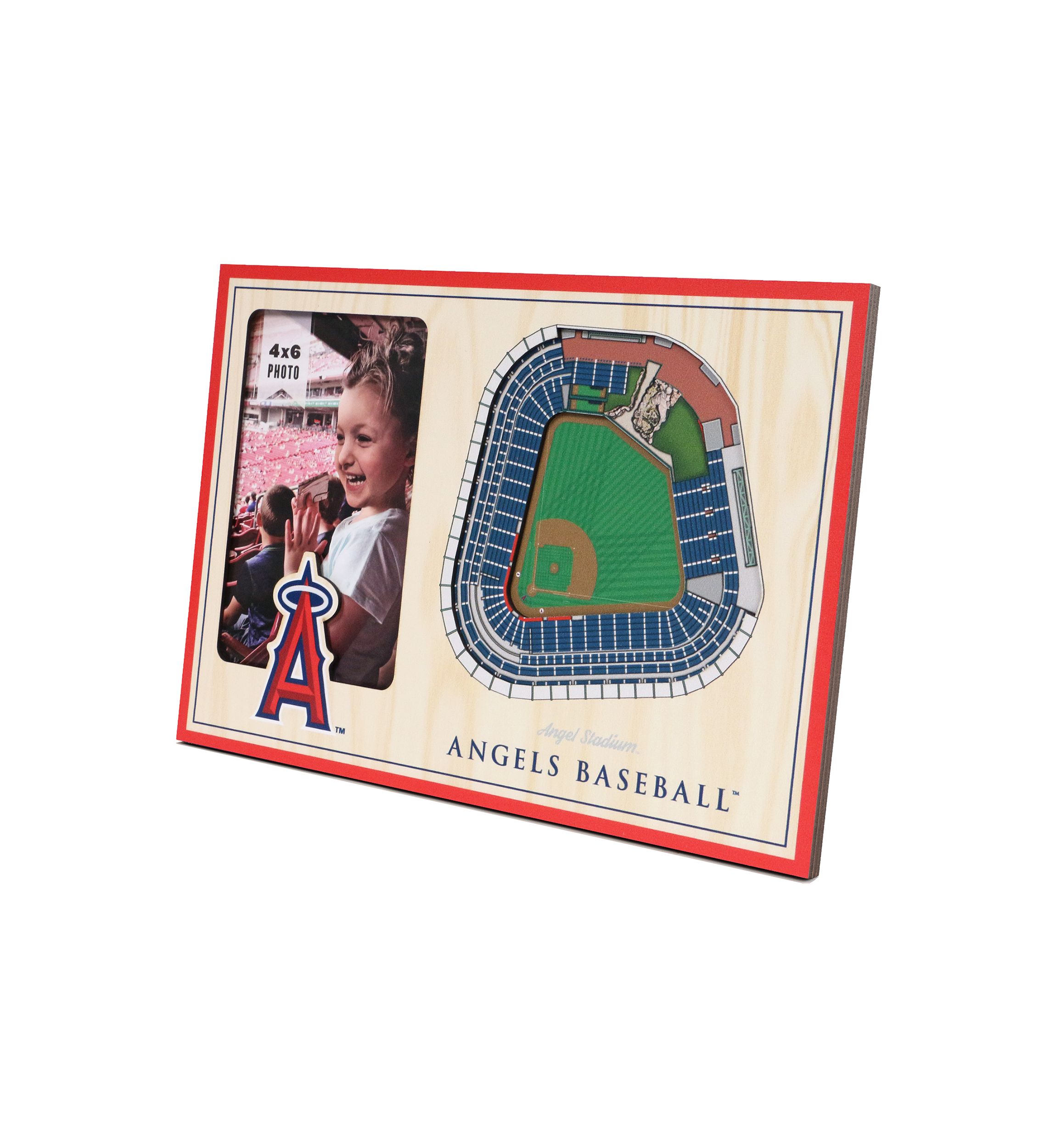 YouTheFan MLB Los Angeles Angels 3D StadiumView Picture Frame - Angel Stadium