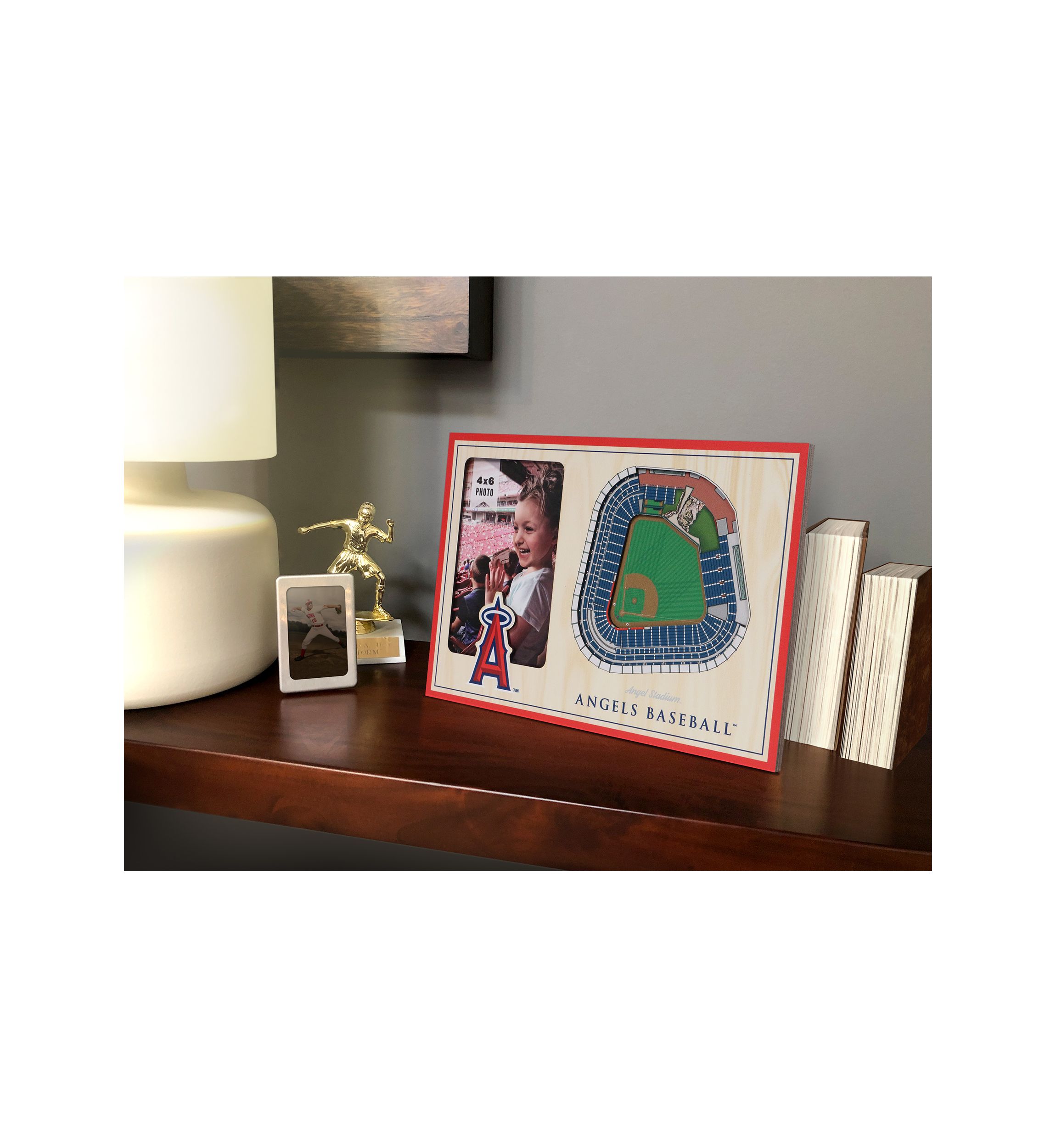 YouTheFan MLB Los Angeles Angels 3D StadiumView Picture Frame - Angel Stadium