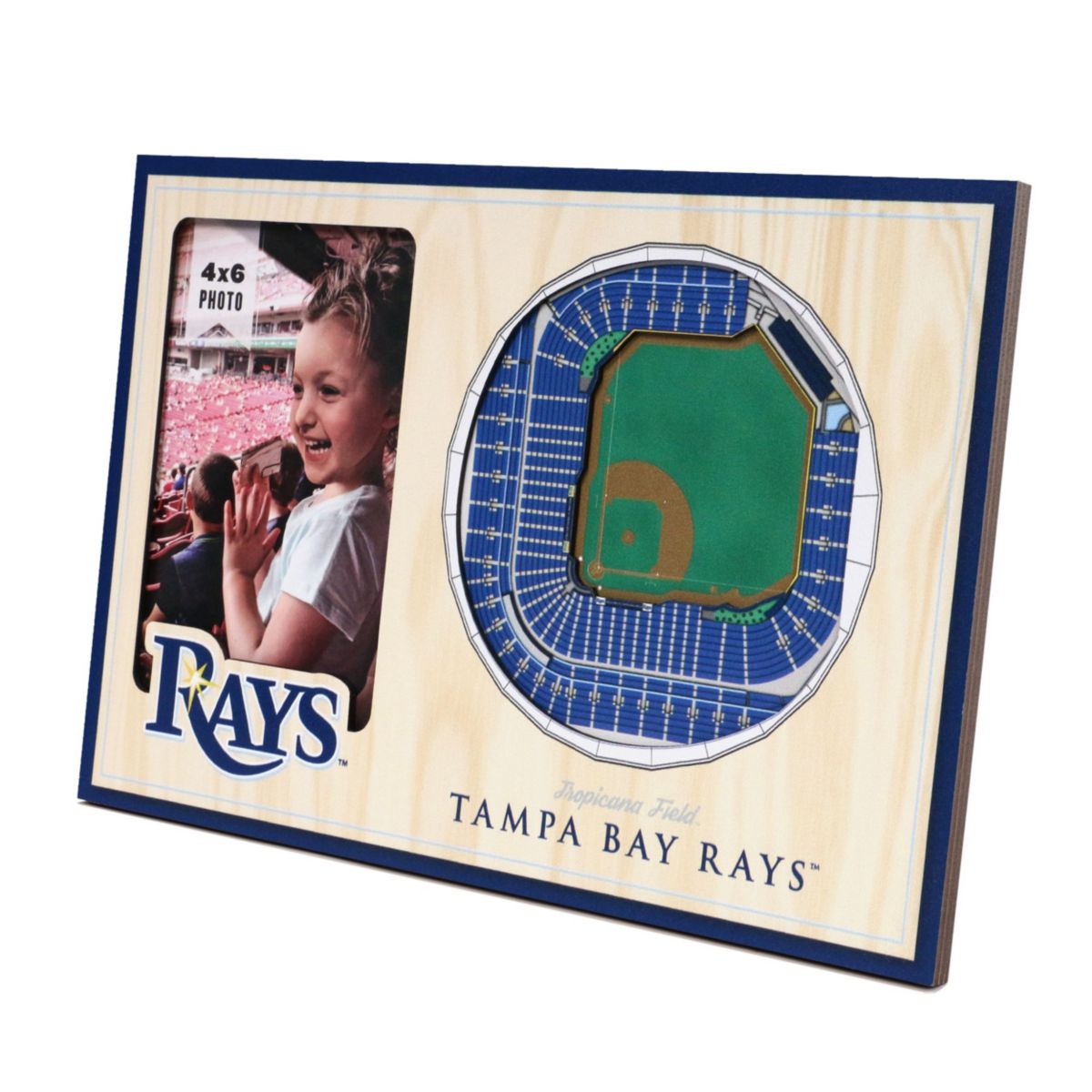 YouTheFan MLB Tampa Bay Rays 3D StadiumView Picture Frame - Tropicana Field