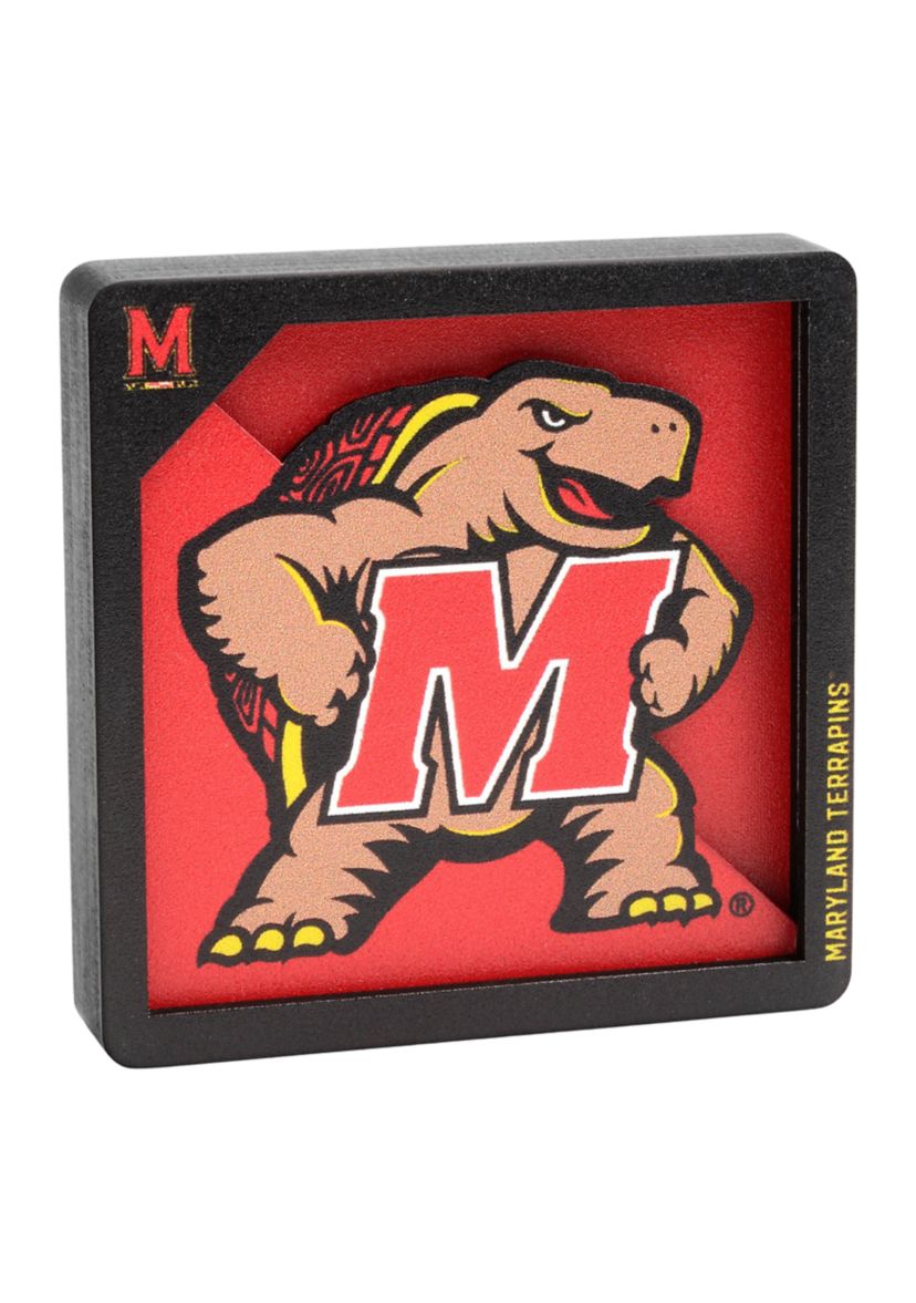 YouTheFan NCAA Maryland Terrapins 3D Logo Series Magnets