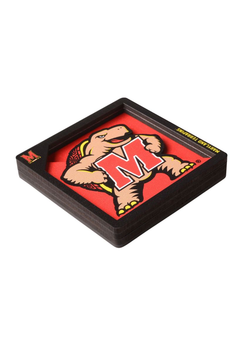 YouTheFan NCAA Maryland Terrapins 3D Logo Series Magnets